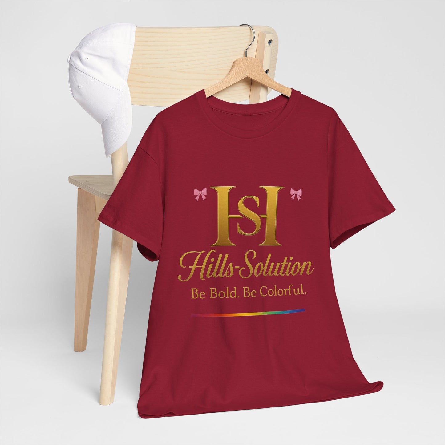 Be Bold Be Colorful Graphic Tee — Vibrant Hills Solution T-Shirt