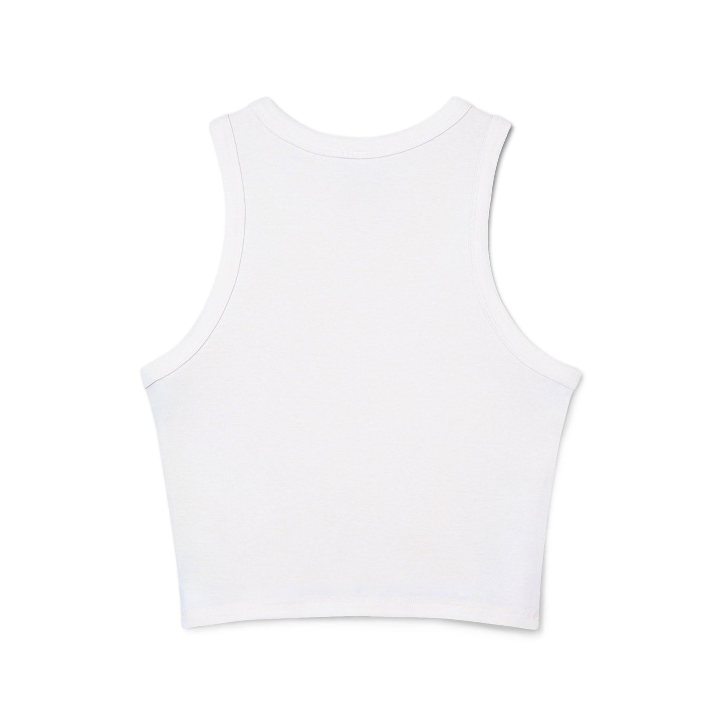 Chic Racer Tank Top with Fun Lip Design