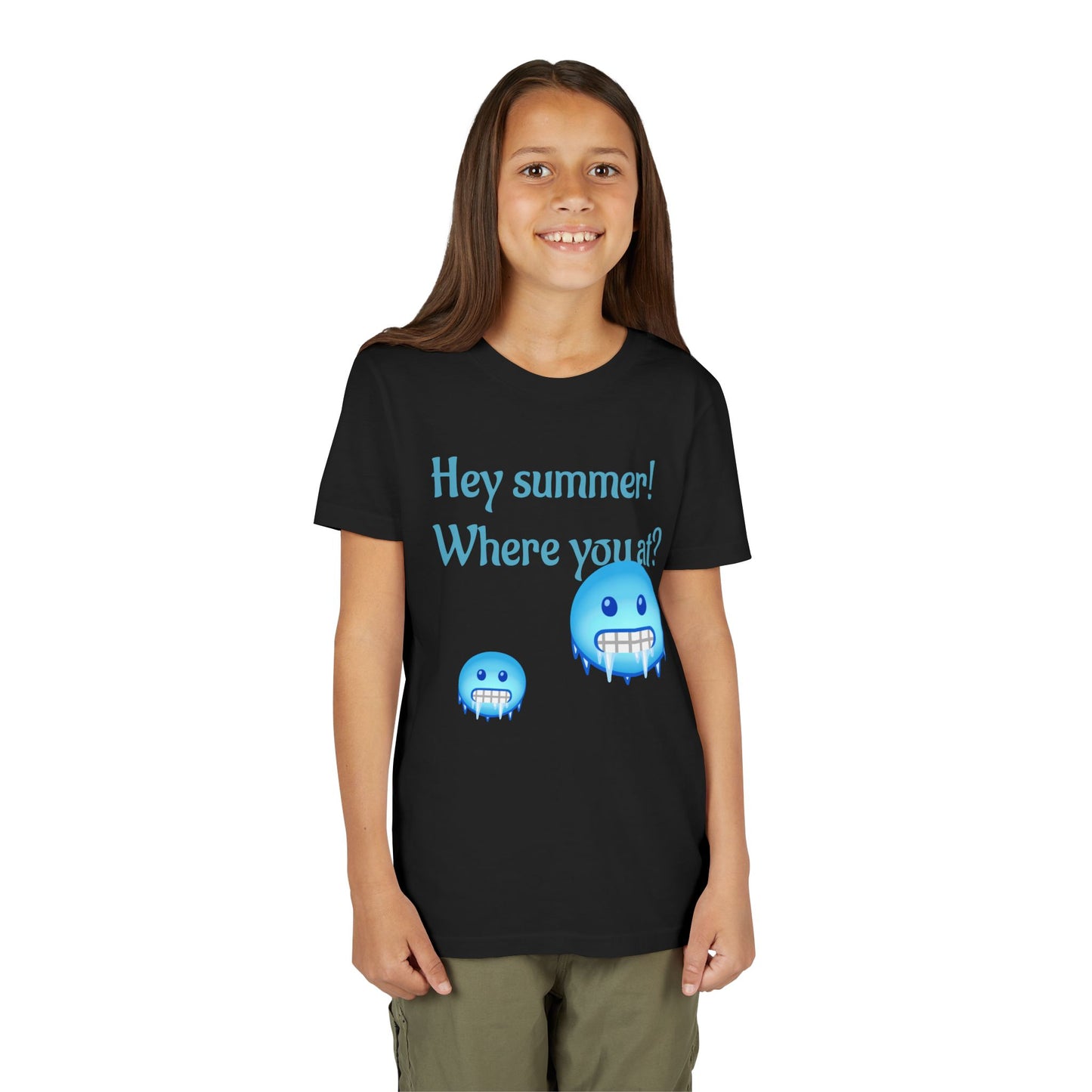 Youth Summer Vibe Tee, Kids Beach Tee