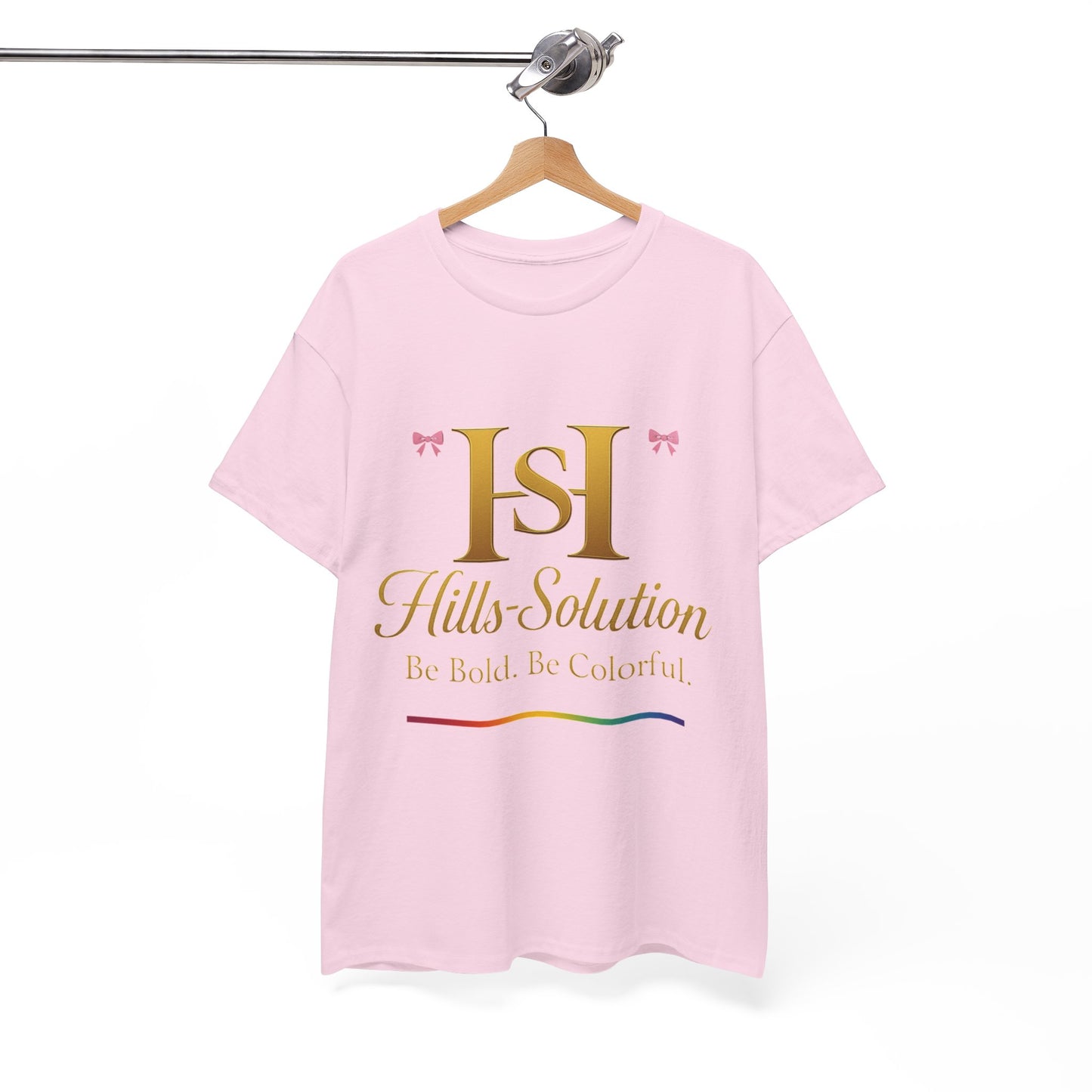 Be Bold Be Colorful Graphic Tee — Vibrant Hills Solution T-Shirt