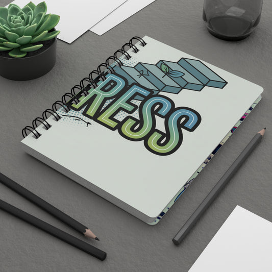 Progress Spiral Journal — Motivational Step-by-Step Notebook