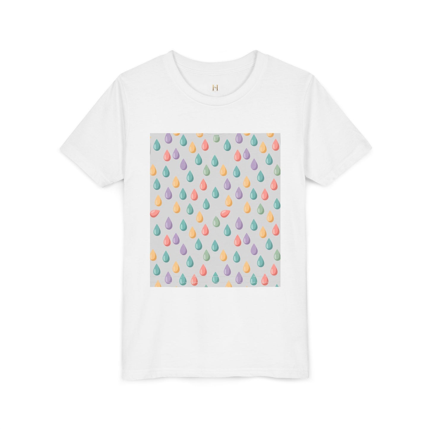 Colorful Water Droplet Youth Tee