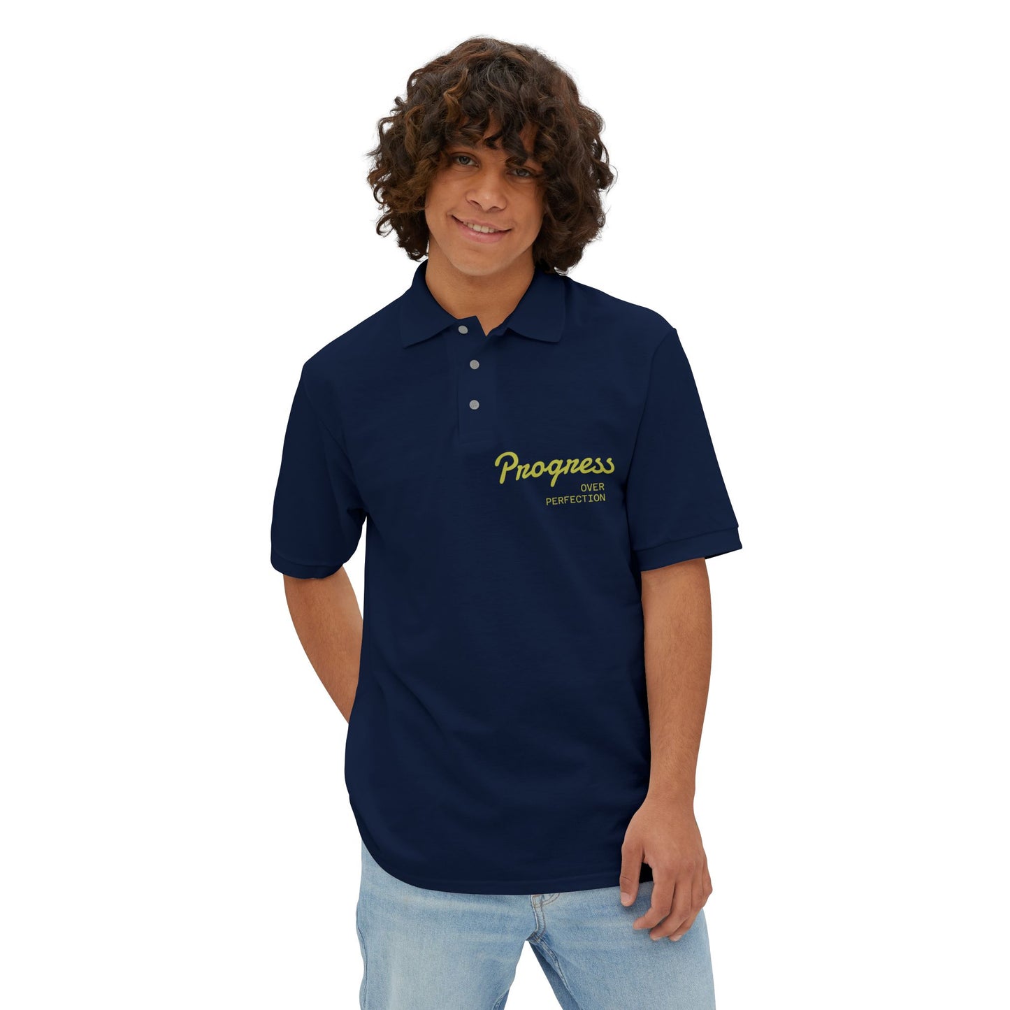 Men's Piqué Polo Shirt - Progress Theme Casual Wear