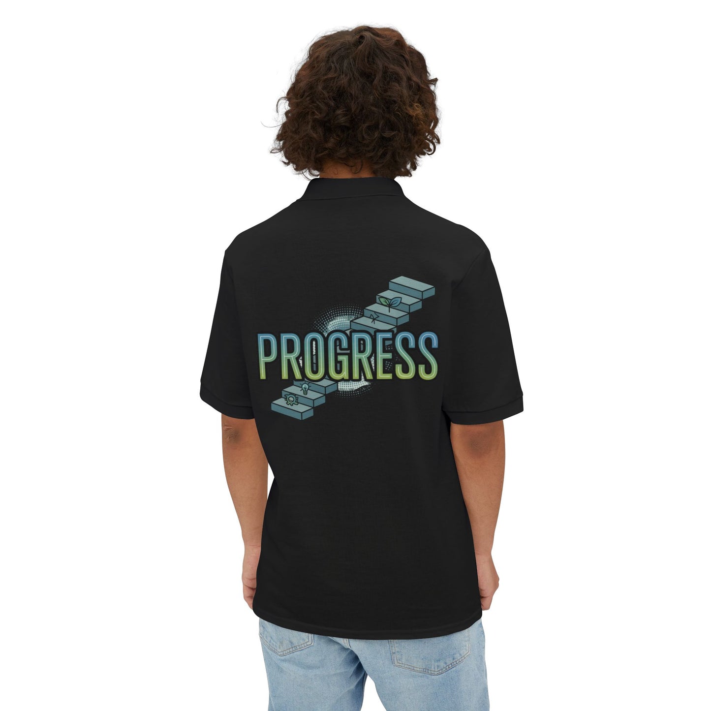 Men's Piqué Polo Shirt - Progress Theme Casual Wear