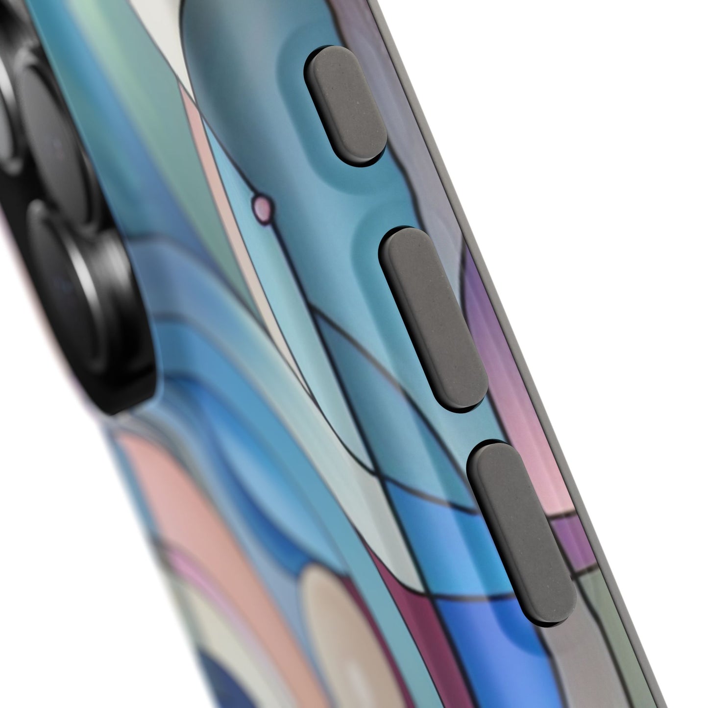 Artistic Magnetic Phone Case | Abstract Colorful Design, Unique Gift for Artists, Stylish Protection, Holiday Essentials, Phone Accessory