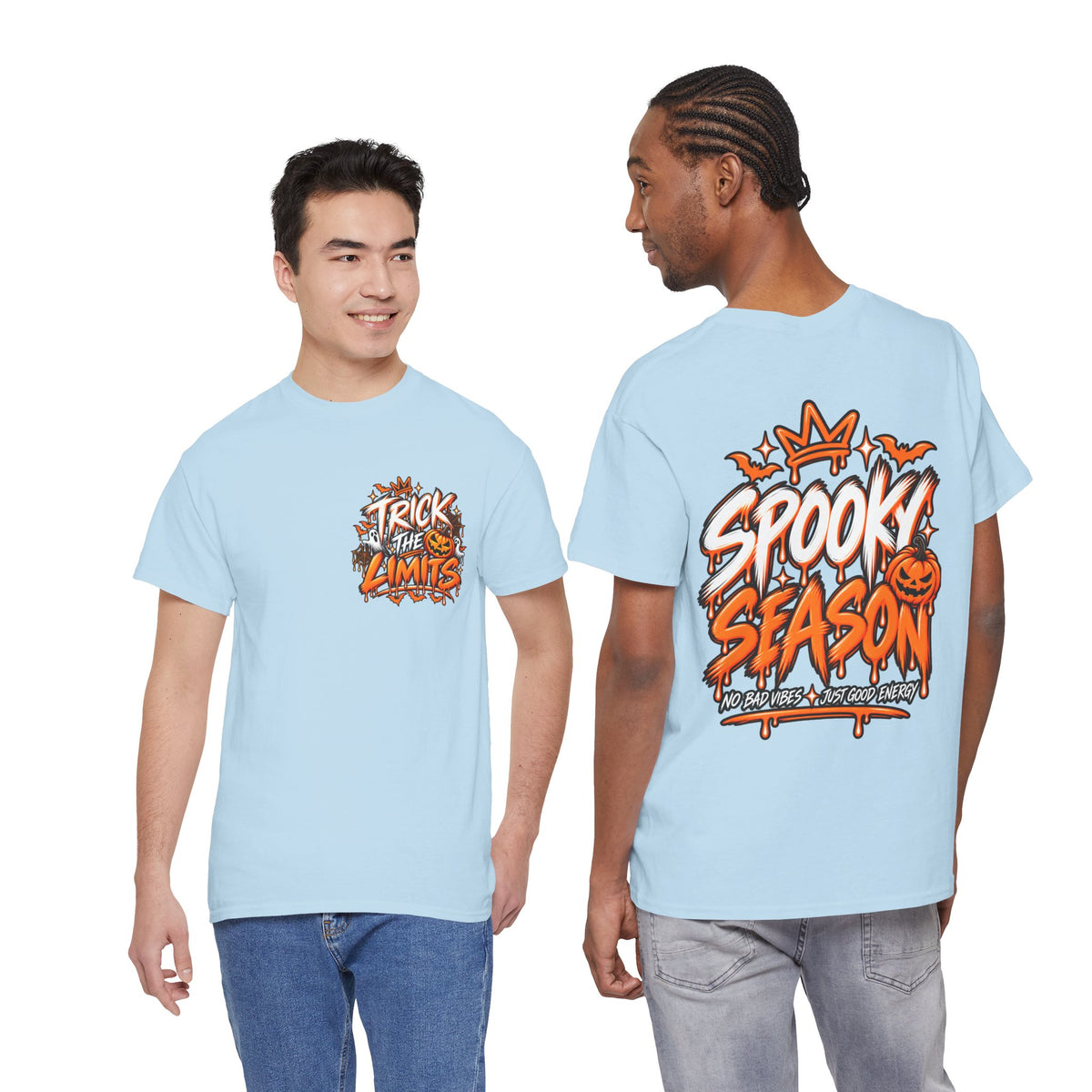 Spooky Season T-Shirt — 'Trick the Limits' Halloween Graphic Tee