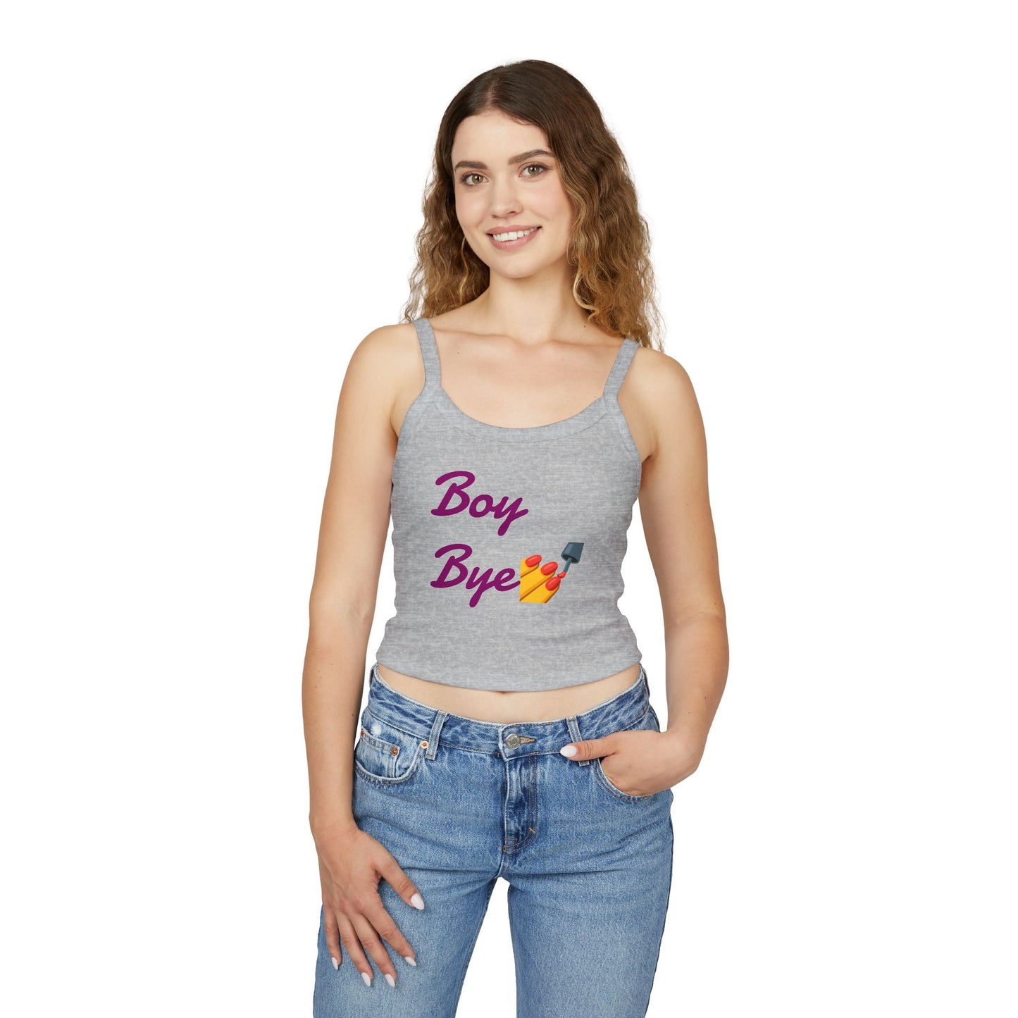 Chic Women's Tank Top with "boy bye"