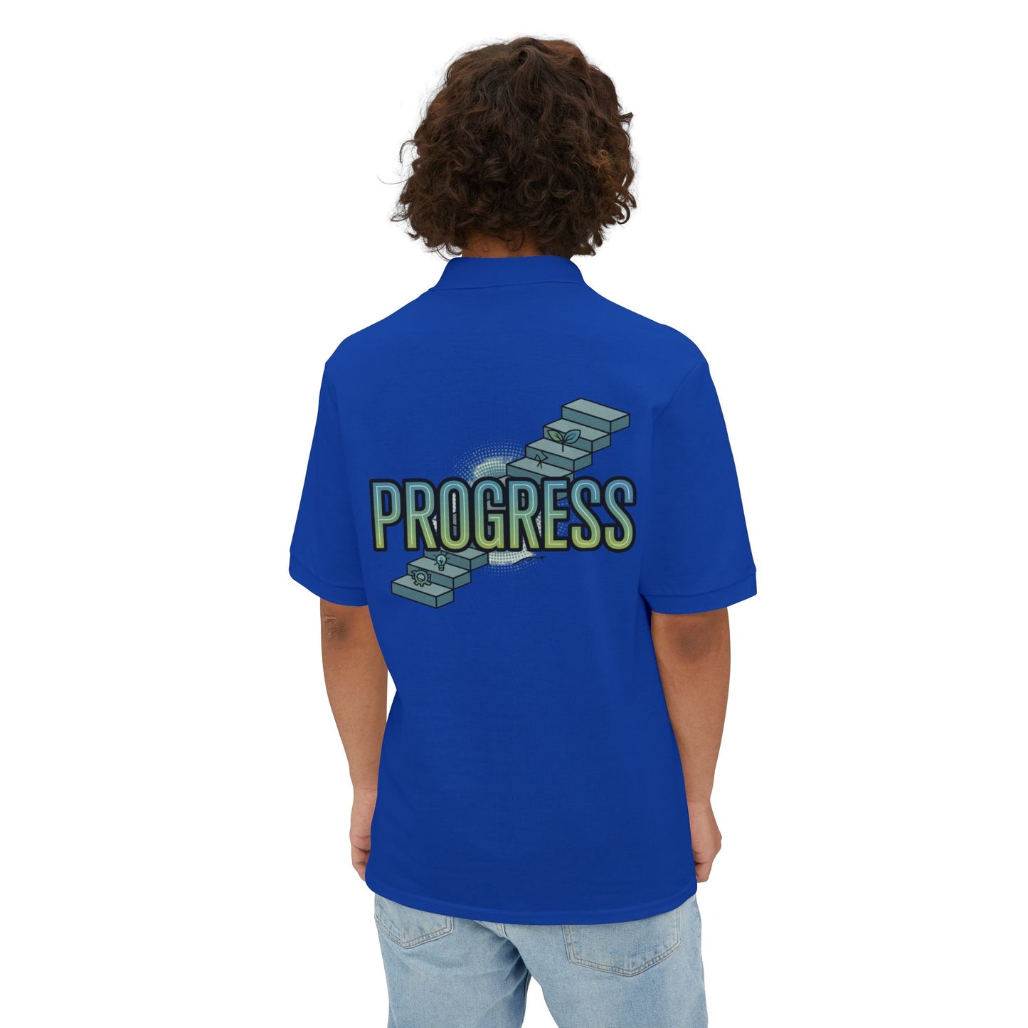 Men's Piqué Polo Shirt - Progress Theme Casual Wear