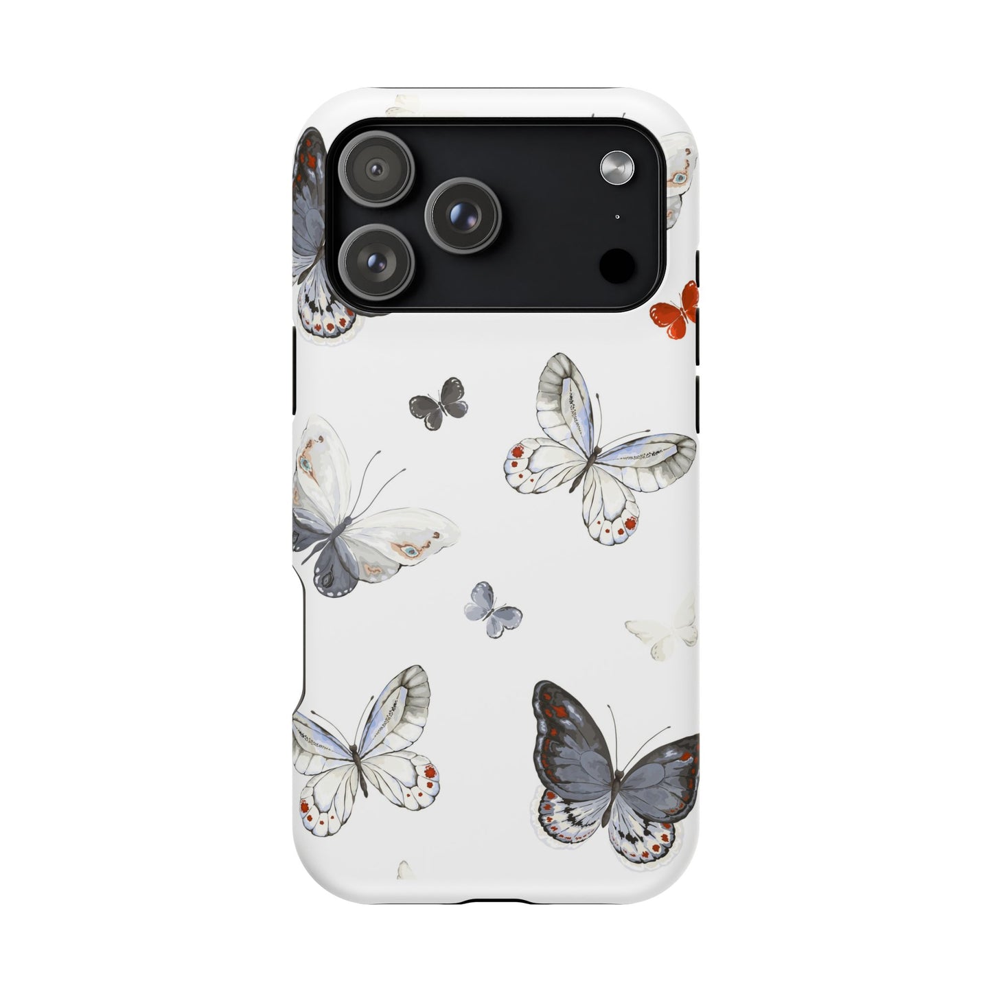 Butterfly Impact-Resistant Phone Case, Elegant Phone Cover, Gifts for Her, Nature Lovers, Eco-friendly Design, Cute Butterfly Case