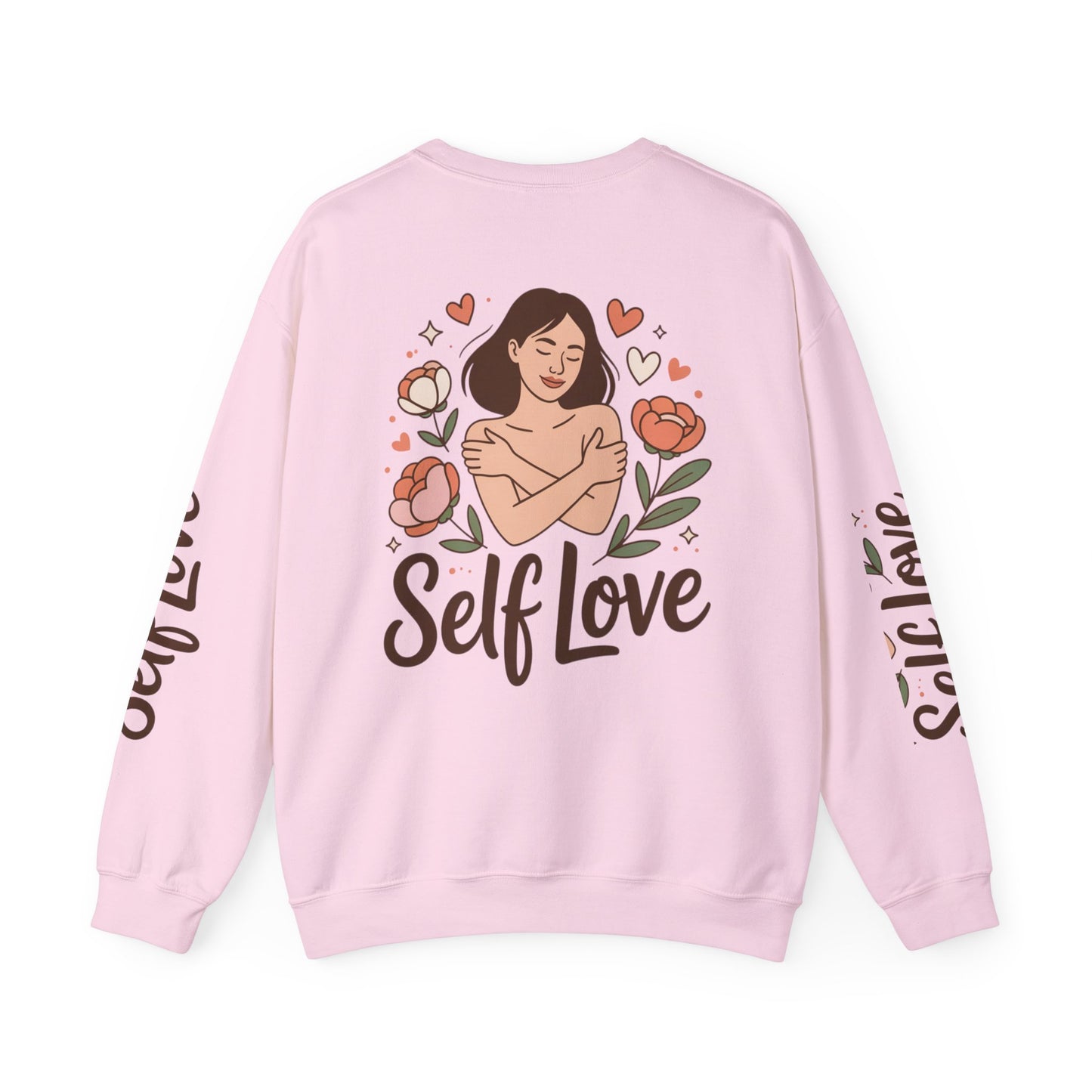 Self Love Crewneck Sweatshirt - Choose Joy & Embrace Yourself