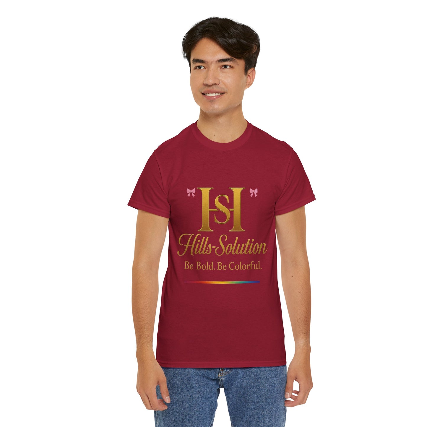 Be Bold Be Colorful Graphic Tee — Vibrant Hills Solution T-Shirt
