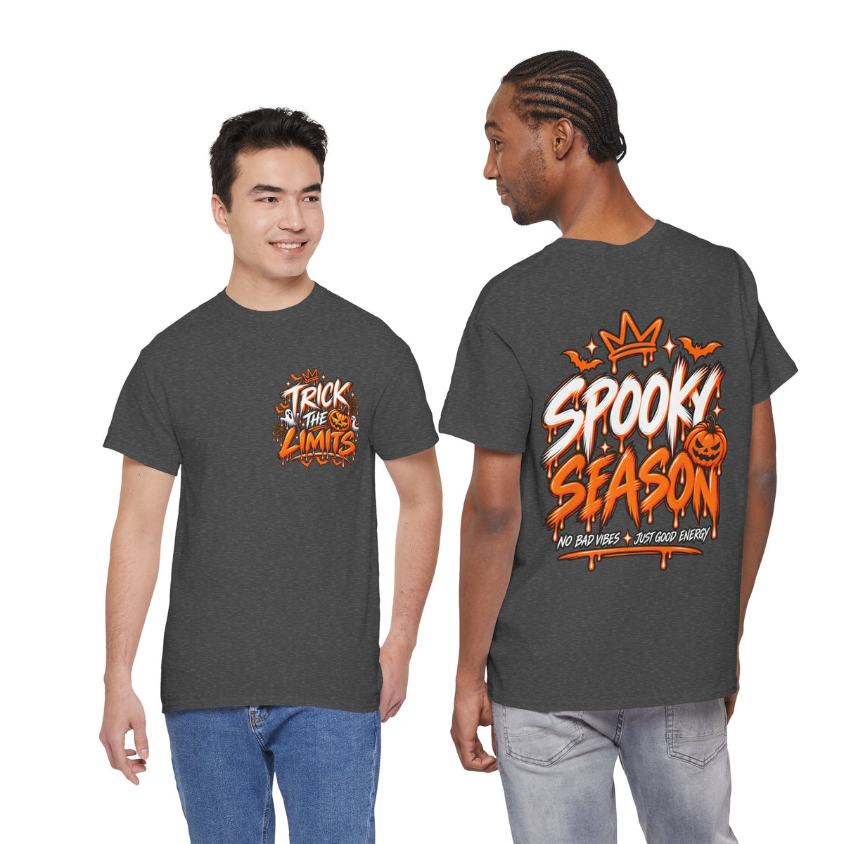 Spooky Season T-Shirt — 'Trick the Limits' Halloween Graphic Tee