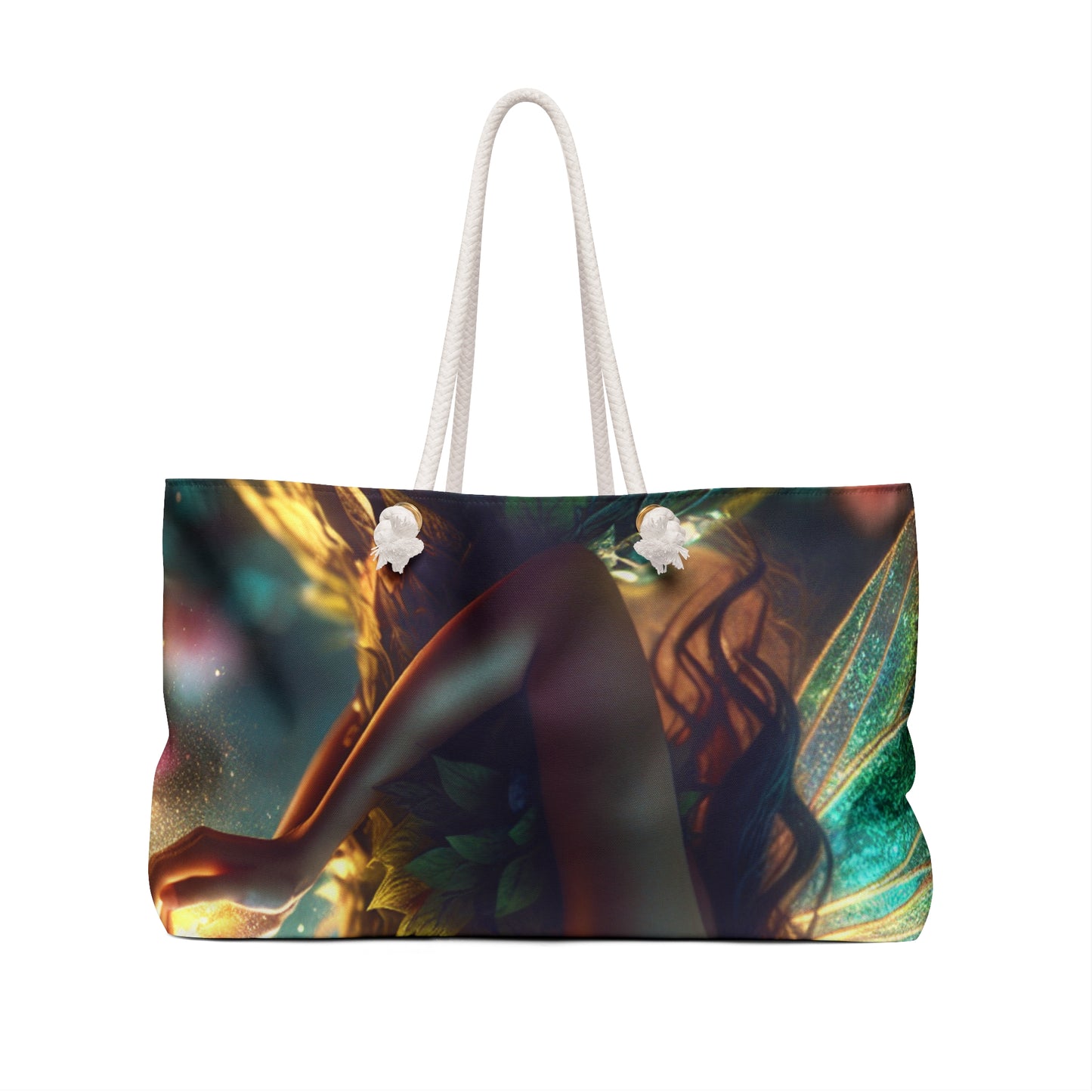 Enchanting Fairy Weekender Bag, Boho Travel Tote, Fairy-Themed Weekend Bag, Perfect for Vacations, Gifts for Nature Lovers