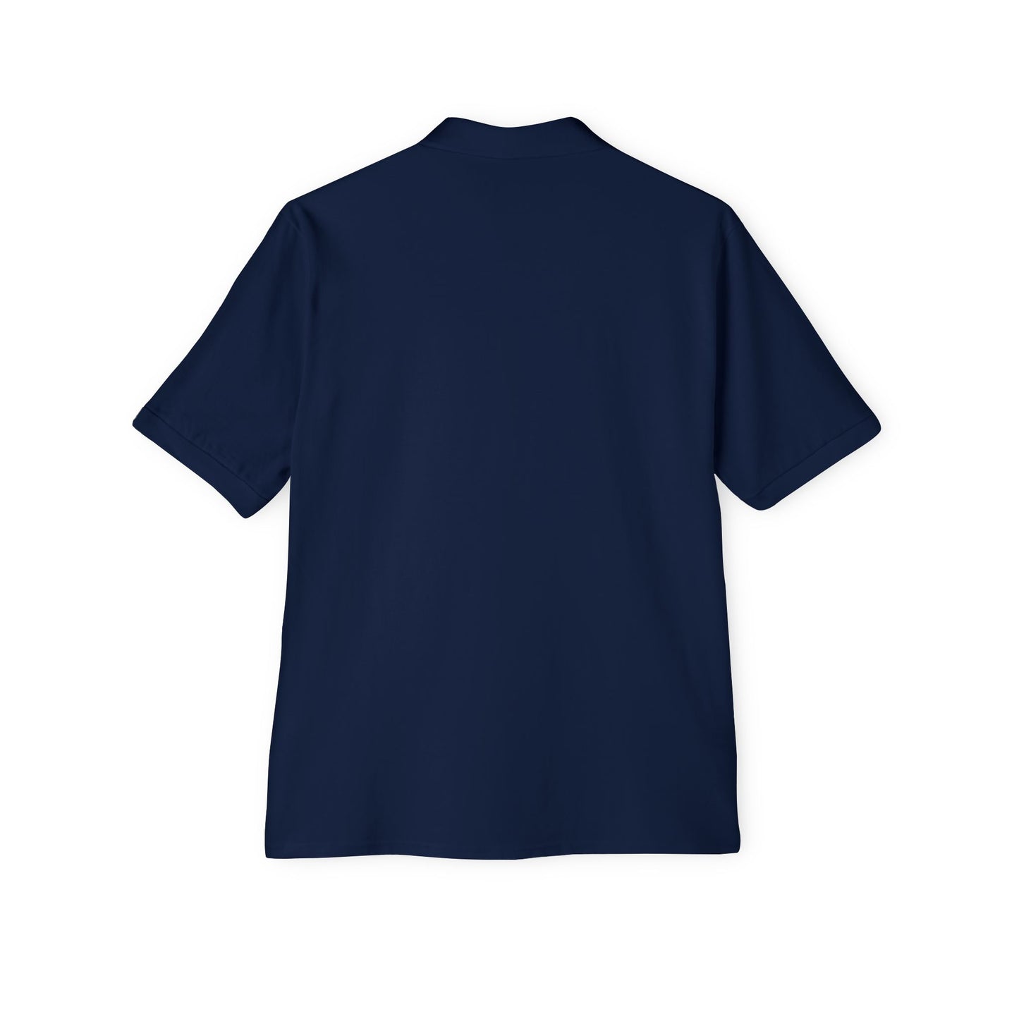 Men's Piqué Polo with Equestrian Design - Stylish Golf Shirt
