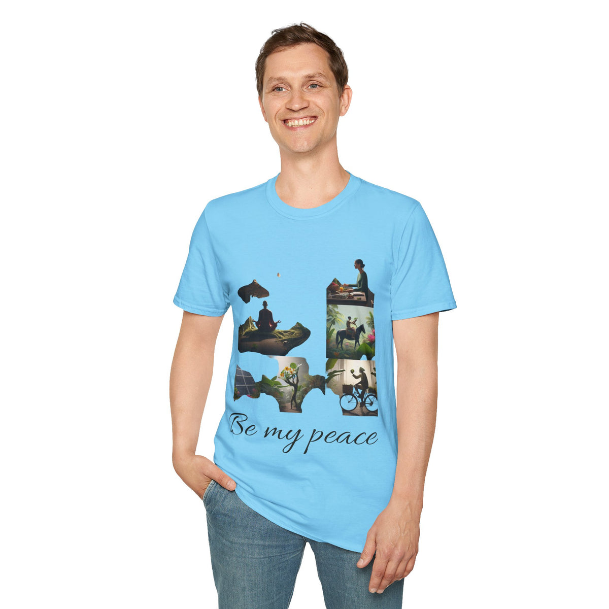 Be My Peace T-Shirt — Calming Nature & Mindfulness Graphic Tee