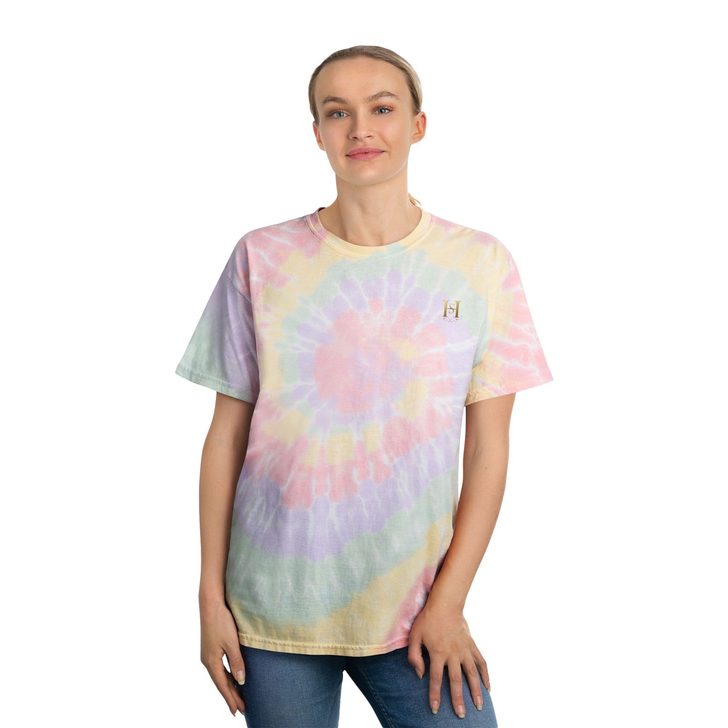 Spiral Tie-Dye Tee, Boho Style Shirt, Pastel Tie-Dye Tee, Summer Vibes Tee, Festival Outfit, Eco-Friendly Fashion, Gift for Her