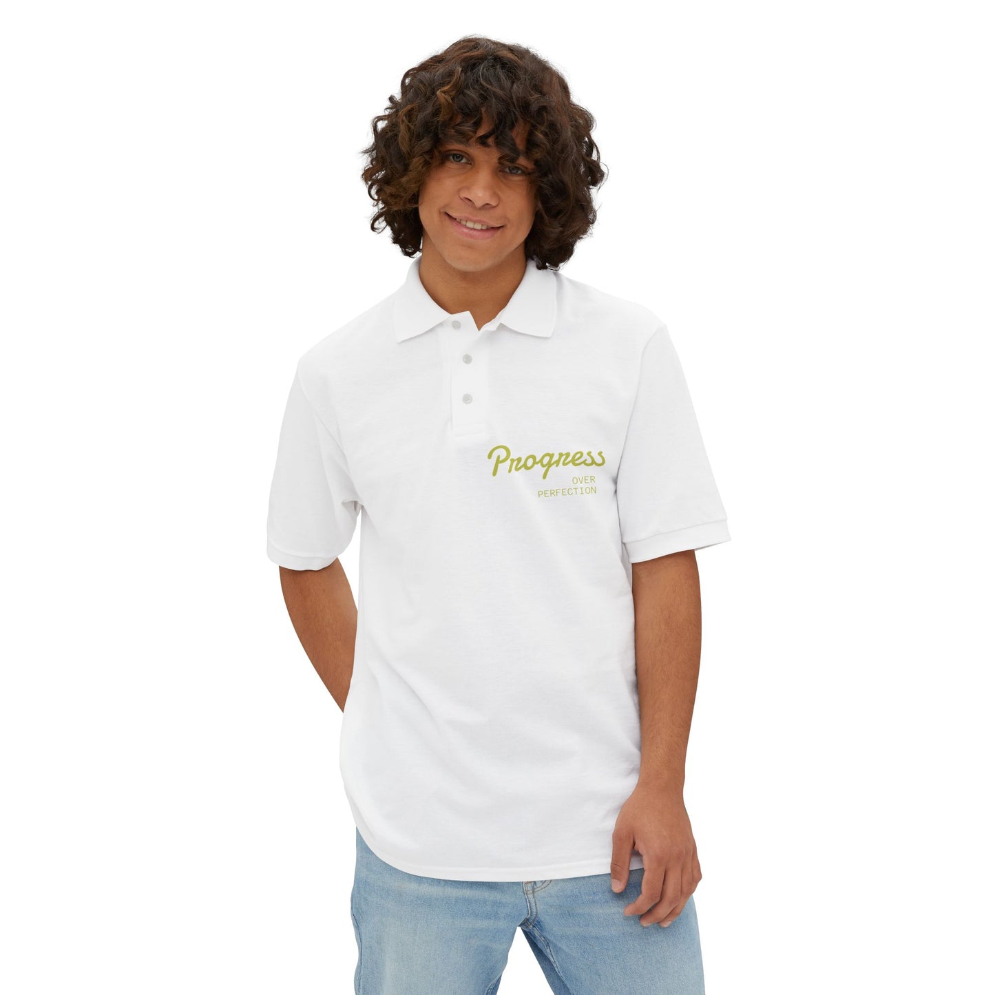 Men's Piqué Polo Shirt - Progress Theme Casual Wear