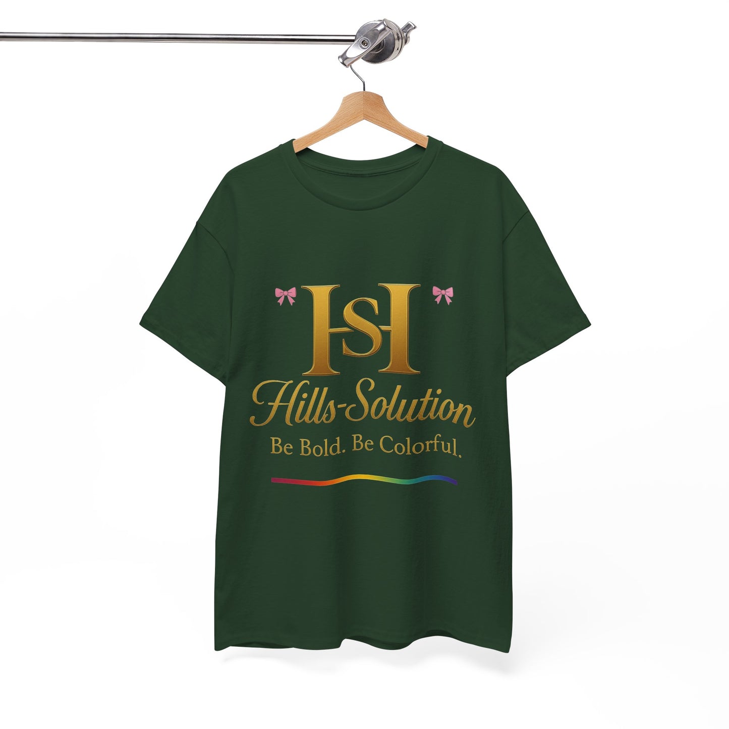 Be Bold Be Colorful Graphic Tee — Vibrant Hills Solution T-Shirt