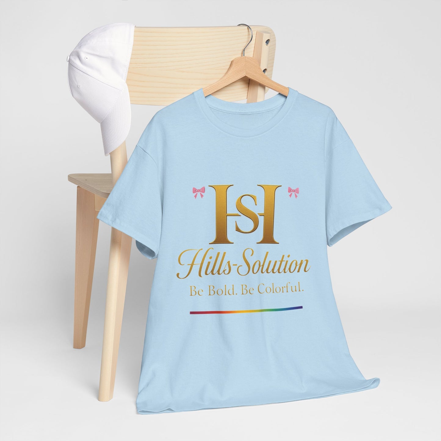 Be Bold Be Colorful Graphic Tee — Vibrant Hills Solution T-Shirt