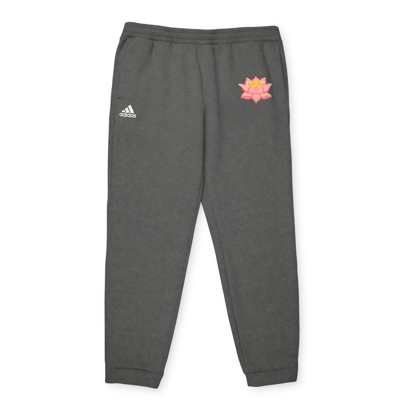 Cozy Unisex Fleece Joggers with Floral Design - Perfect for Relaxation, Sports, Gift, Everyday Wear, Yoga, Athleisure