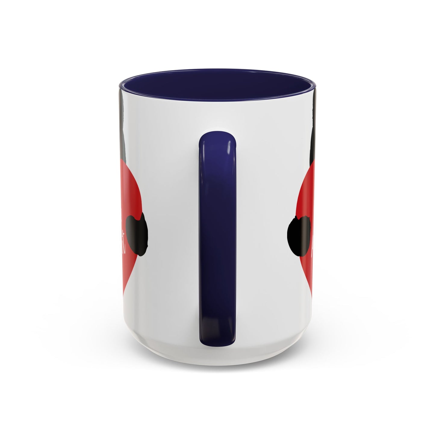 Purrfect Cat Heart Accent Coffee Mug – "You're Purrfect" 11/15oz