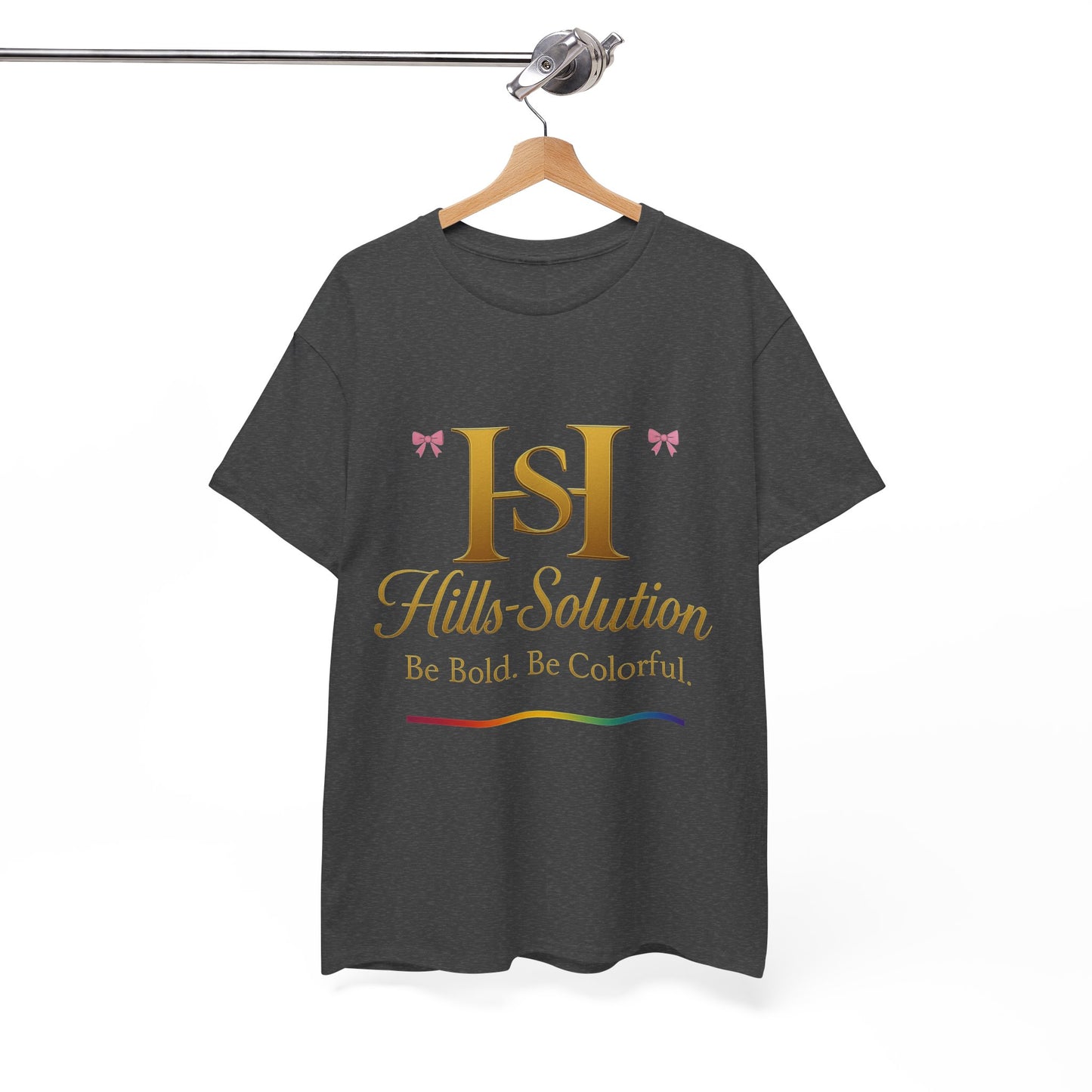 Be Bold Be Colorful Graphic Tee — Vibrant Hills Solution T-Shirt