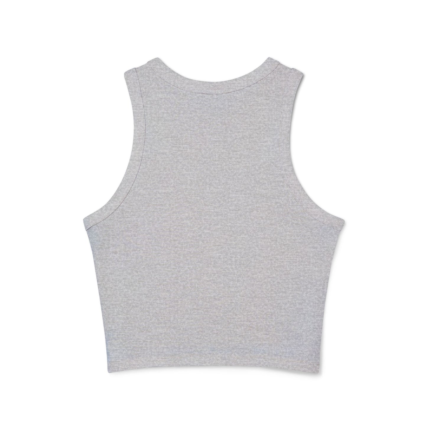 Chic Racer Tank Top with Fun Lip Design