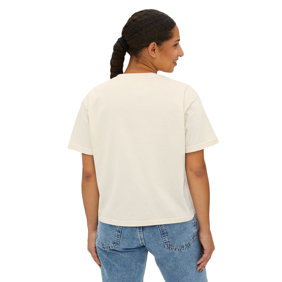 "Still Choosing You" Women's Boxy Tee – Positive Graphic Crop T-Shirt