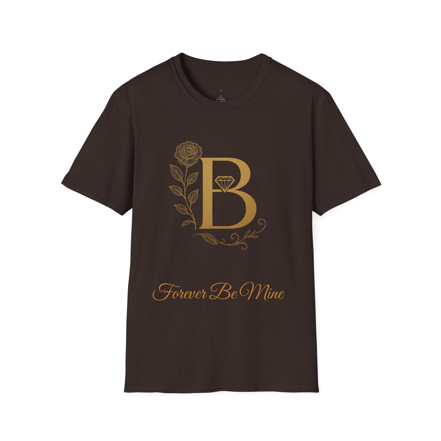 Personalized Floral Monogram T-Shirt, Forever Be Mine Shirt
