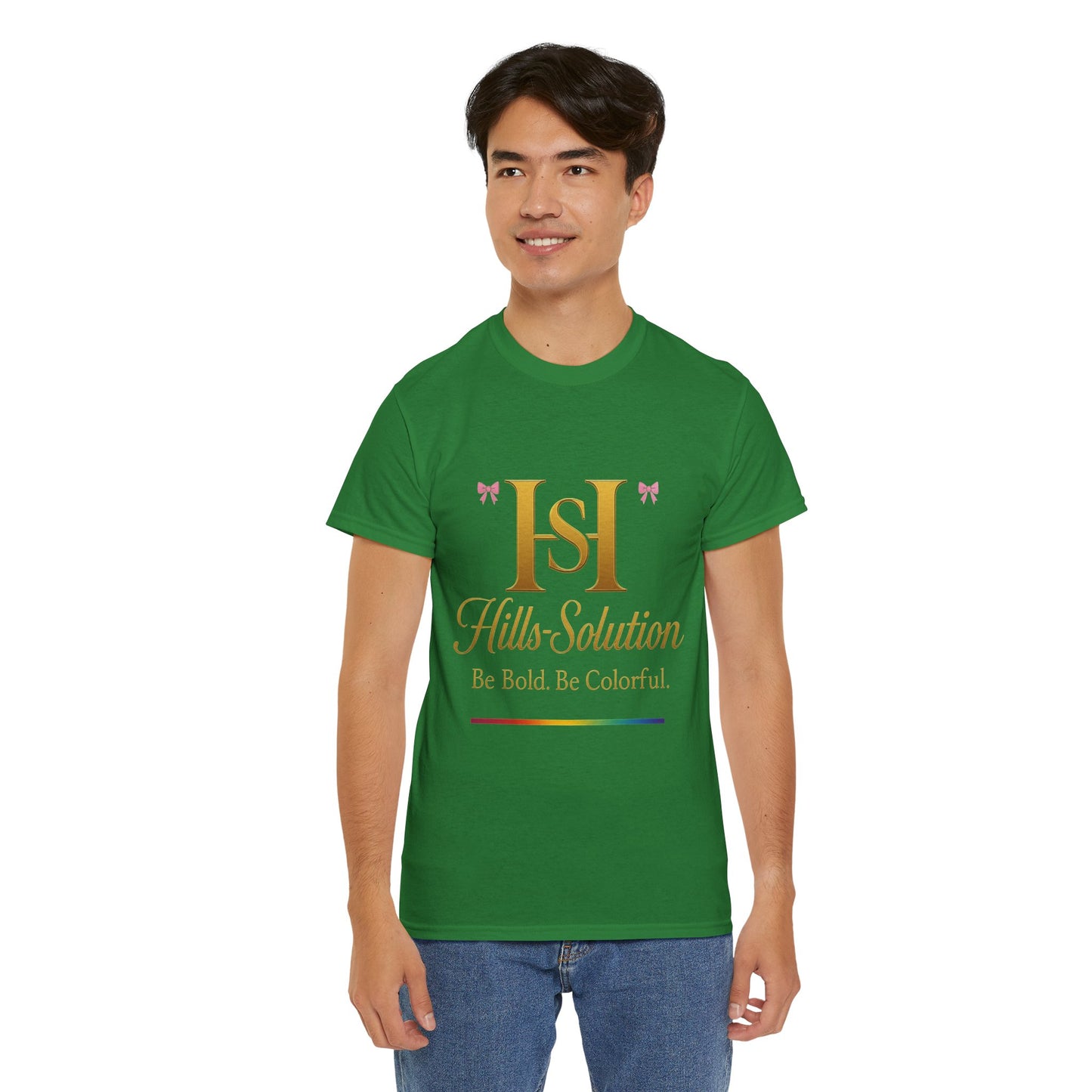 Be Bold Be Colorful Graphic Tee — Vibrant Hills Solution T-Shirt