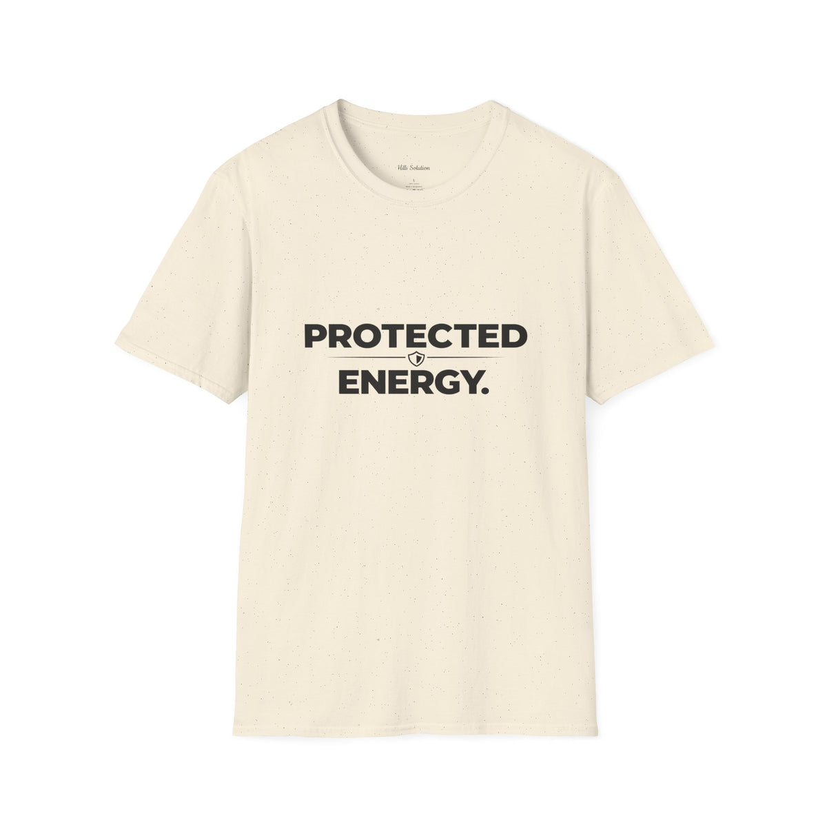 Protected Energy T‑Shirt — Minimalist Spiritual Graphic Tee