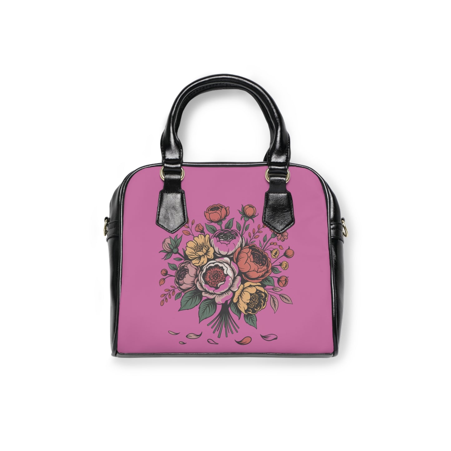 Floral Shoulder Handbag - Chic Bohemian Design for Everyday Use