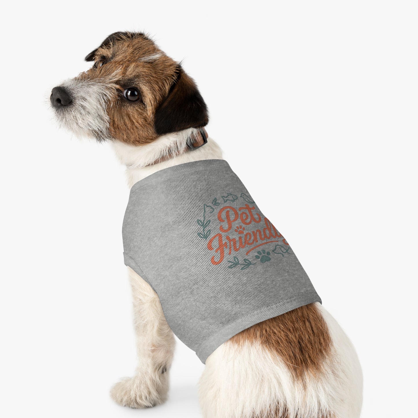 Pet Tank Top - "Pet Friendly" Graphic Dog & Cat Shirt