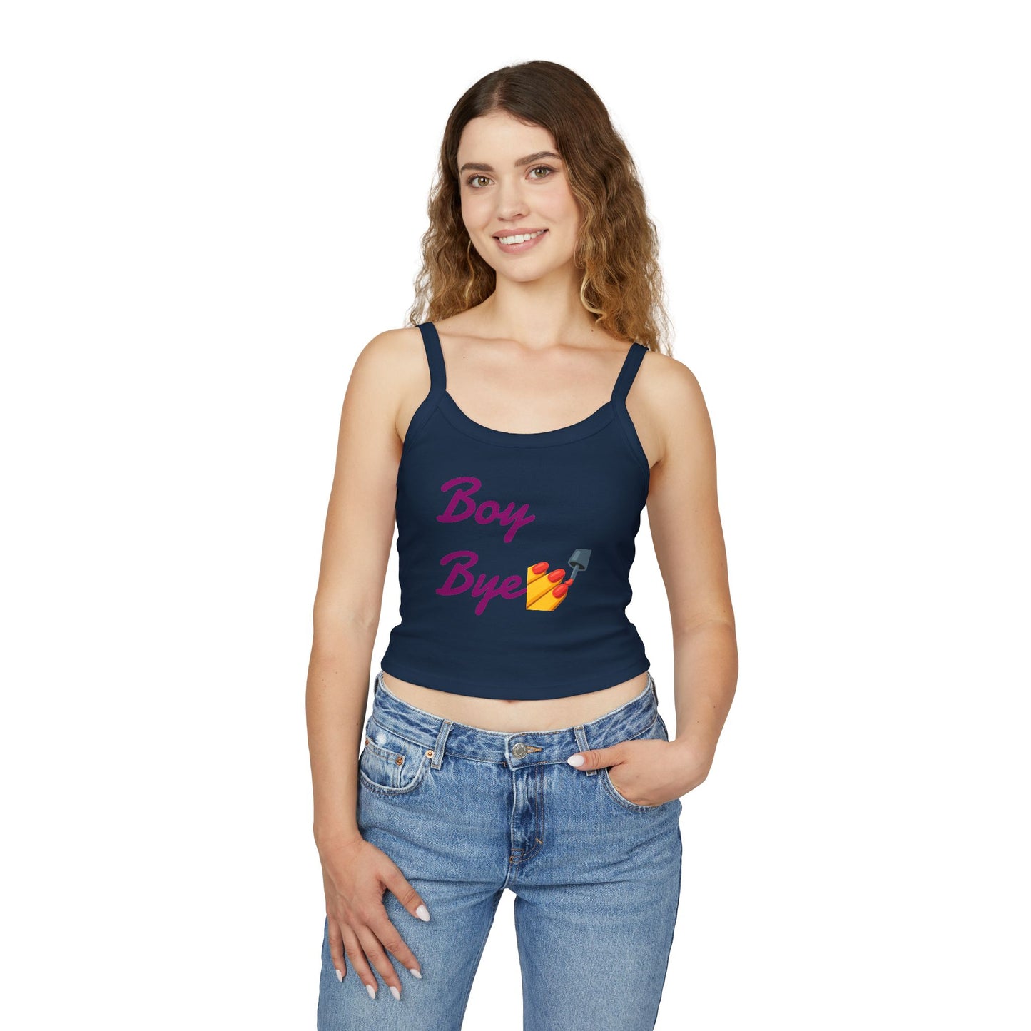 Chic Women's Tank Top with "boy bye"