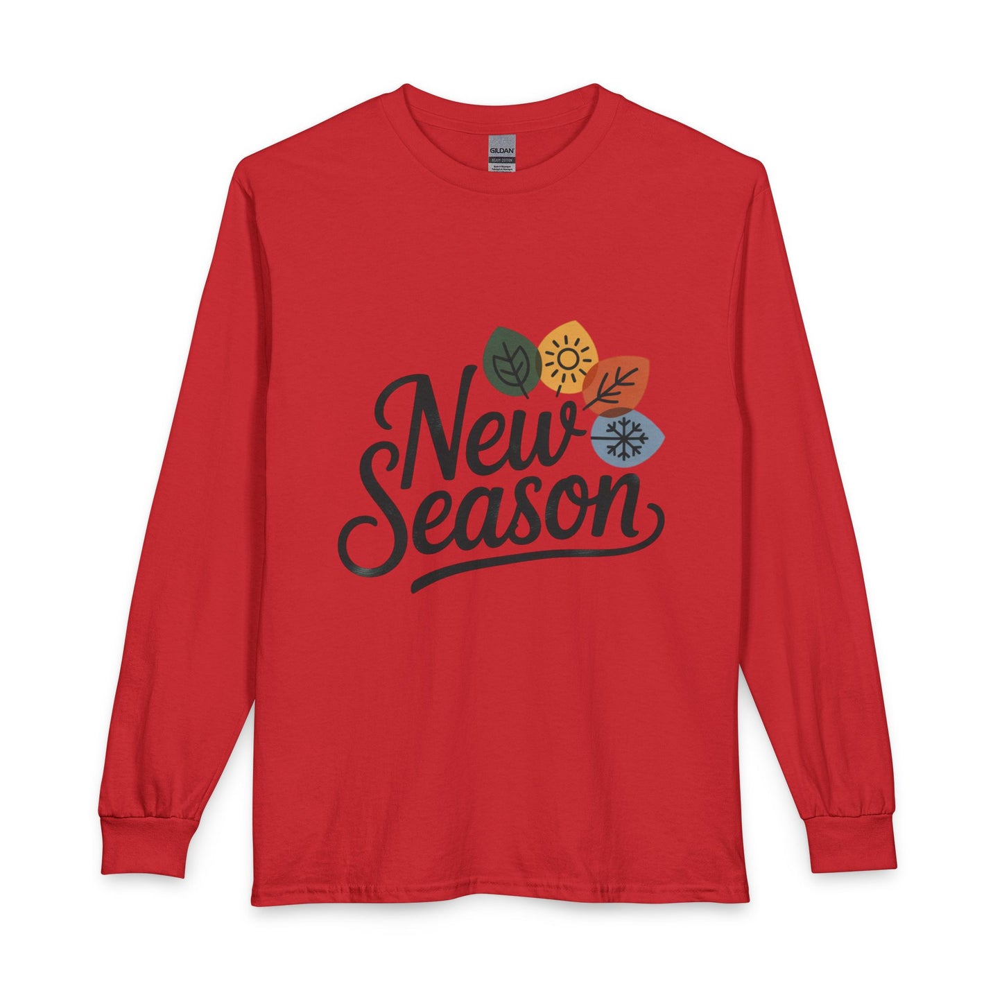New Season Long Sleeve Tee — “A Season to Begin With” Floral Fall Shirt