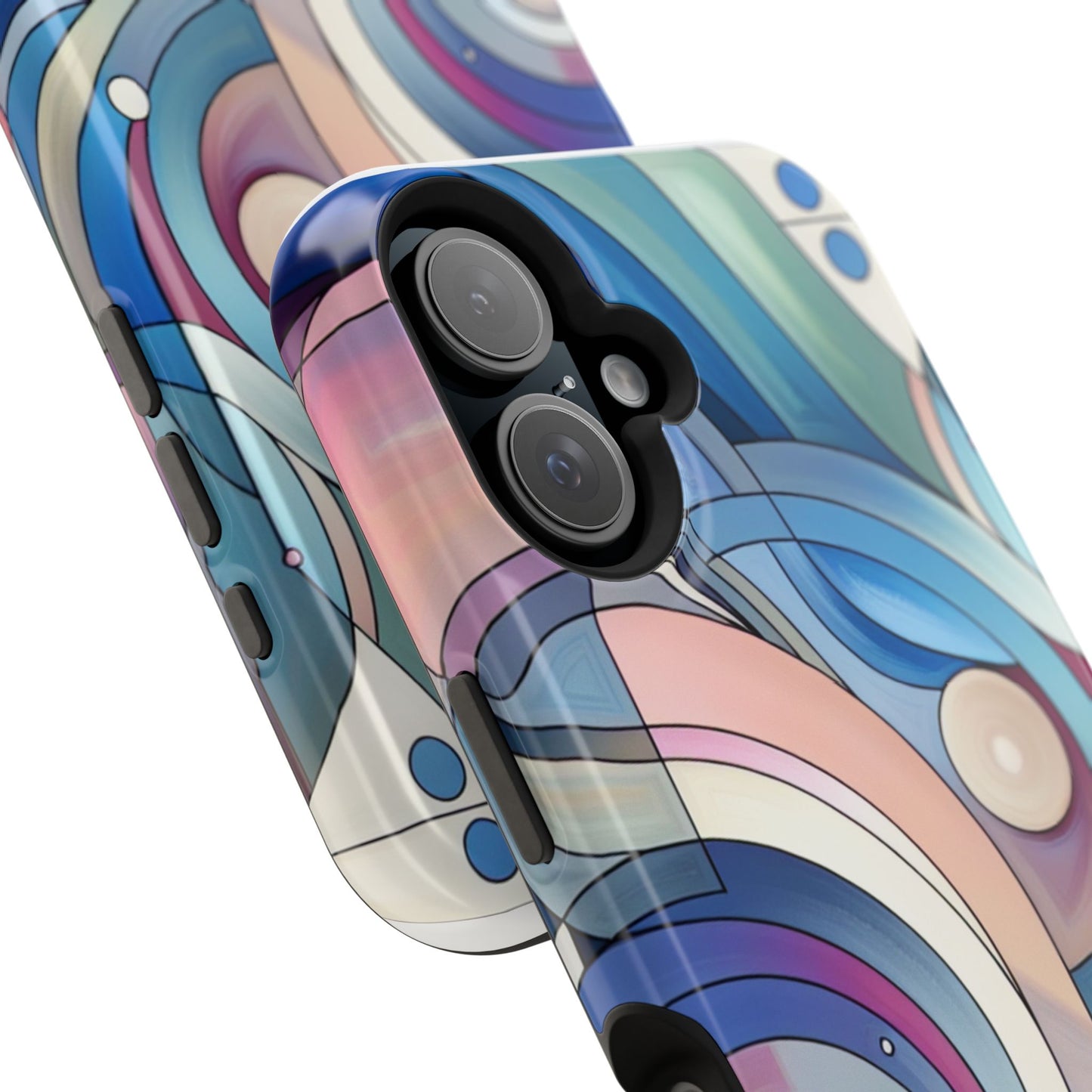 Artistic Magnetic Phone Case | Abstract Colorful Design, Unique Gift for Artists, Stylish Protection, Holiday Essentials, Phone Accessory