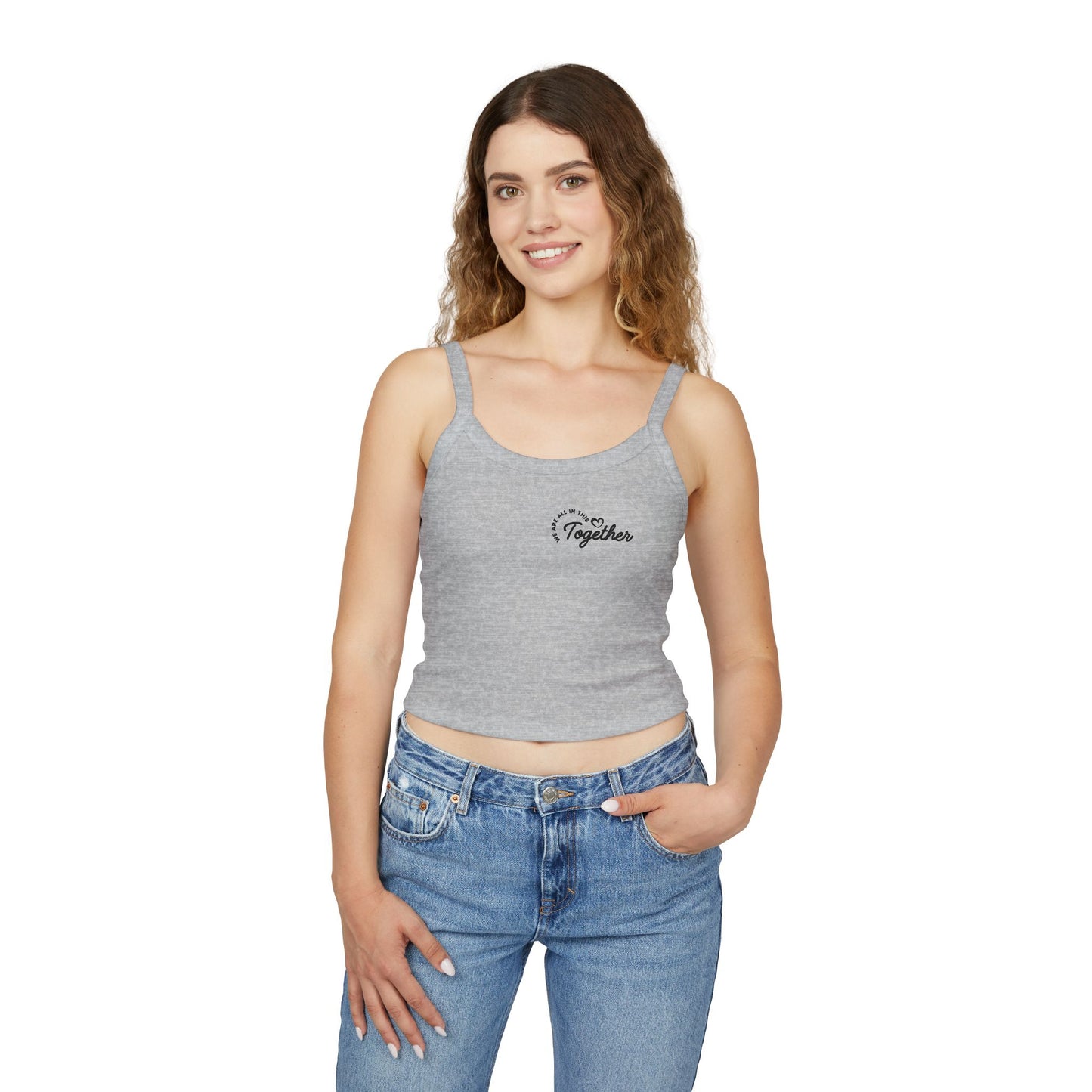 Together Heart Crop Tank Top