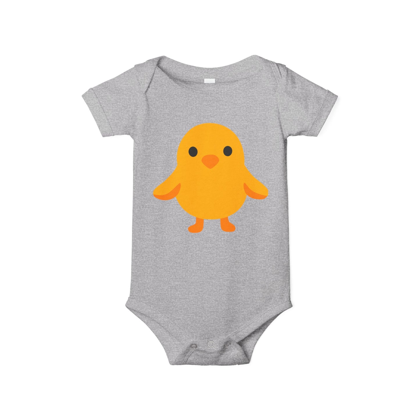 Adorable Baby Bodysuit with Cute Chick Design, Infant Onesie