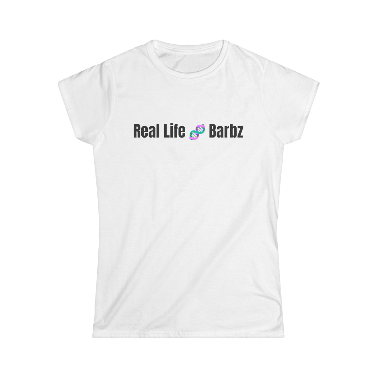 Women’s Trendy Graphic Tee, "Real Life Barbz" Shirt