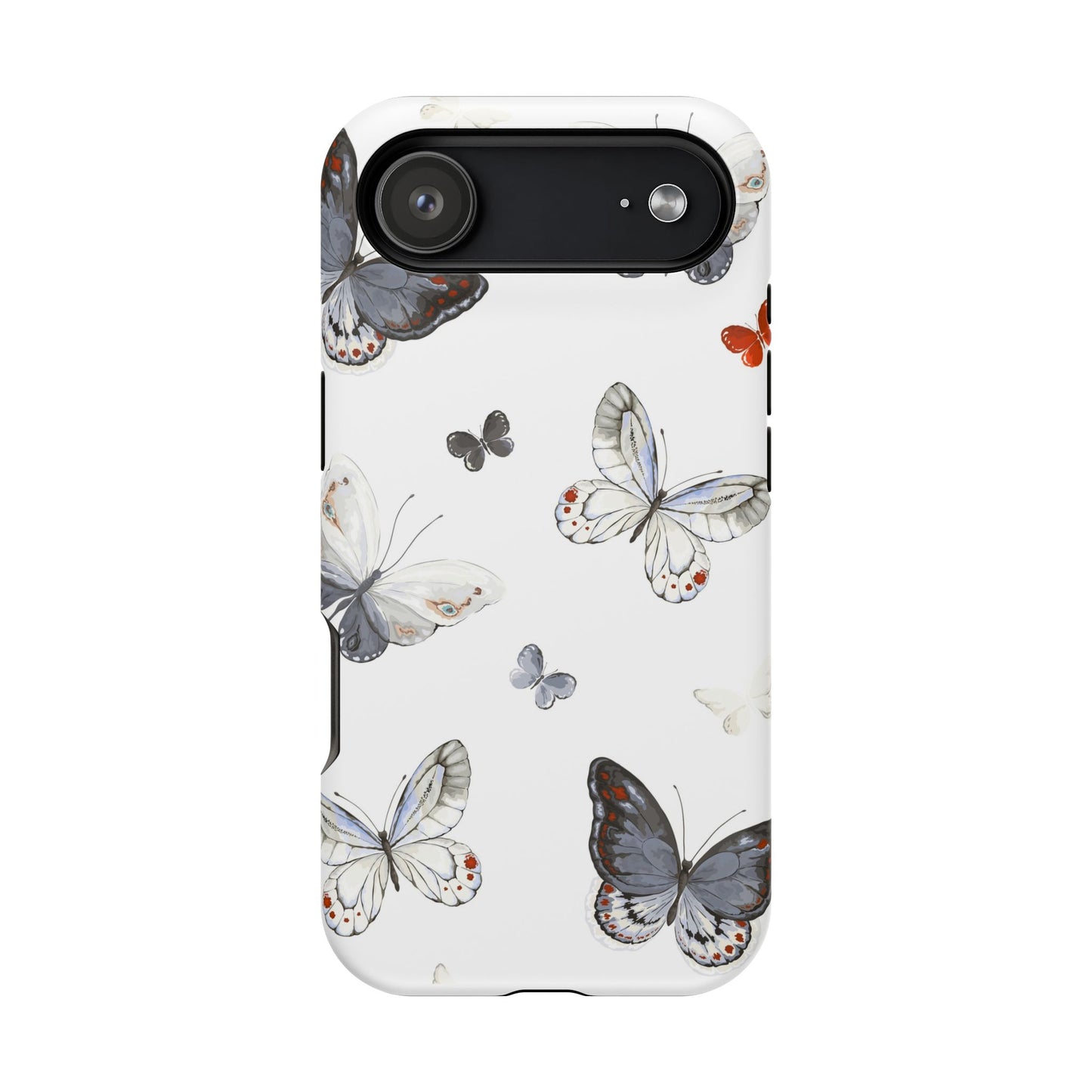Butterfly Impact-Resistant Phone Case, Elegant Phone Cover, Gifts for Her, Nature Lovers, Eco-friendly Design, Cute Butterfly Case
