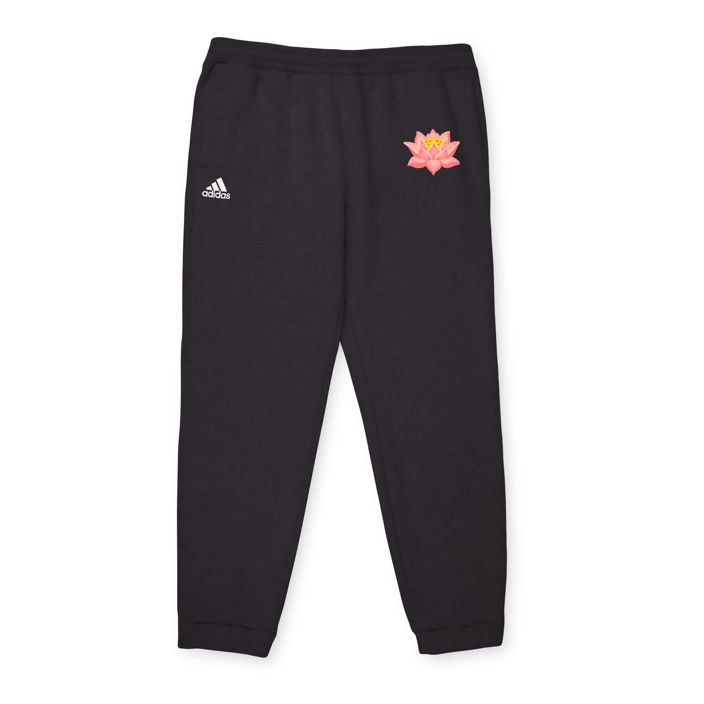 Cozy Unisex Fleece Joggers with Floral Design - Perfect for Relaxation, Sports, Gift, Everyday Wear, Yoga, Athleisure