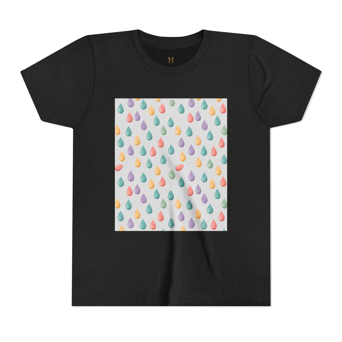 Colorful Water Droplet Youth Tee