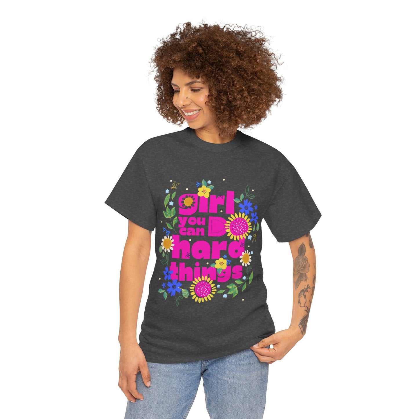 Girl You Can Do Hard Things Tee