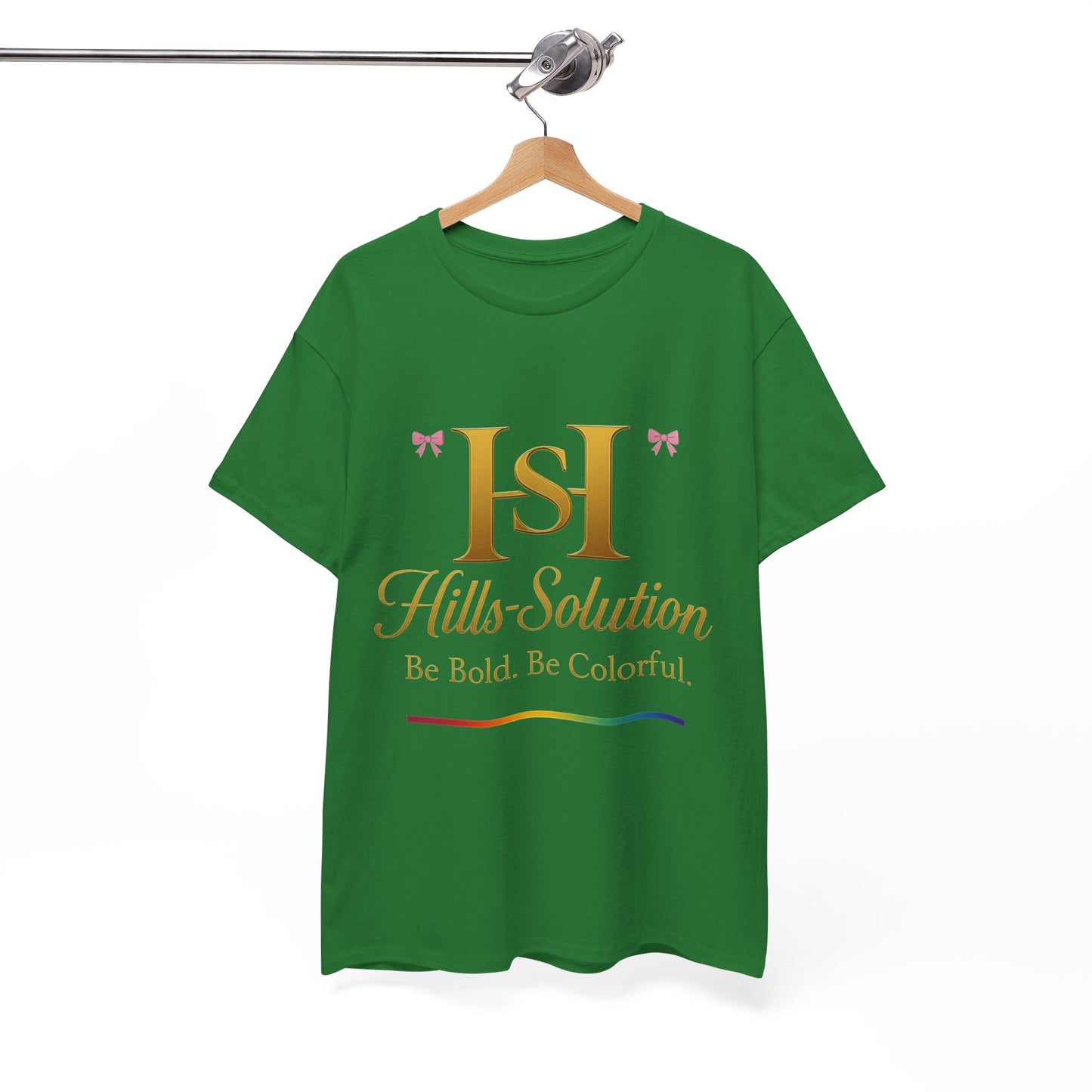 Be Bold Be Colorful Graphic Tee — Vibrant Hills Solution T-Shirt