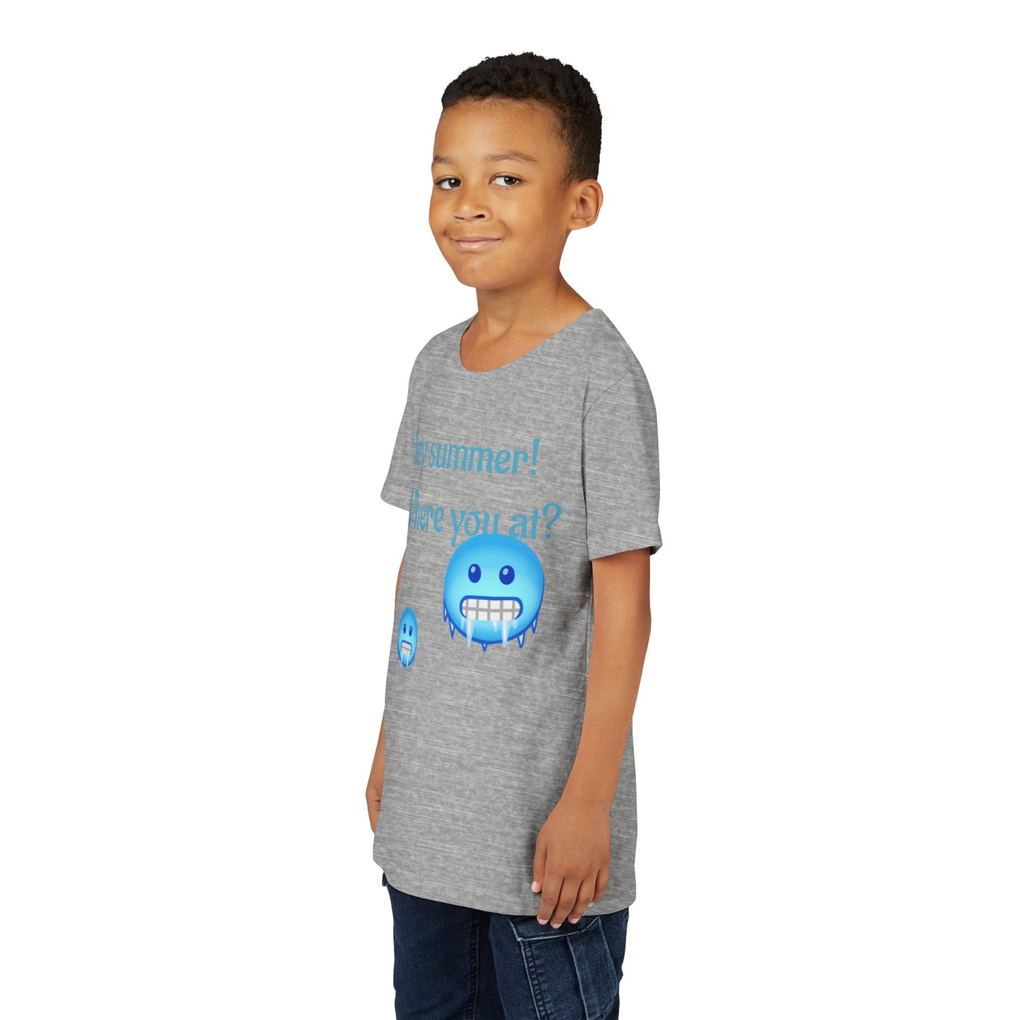 Youth Summer Vibe Tee, Kids Beach Tee