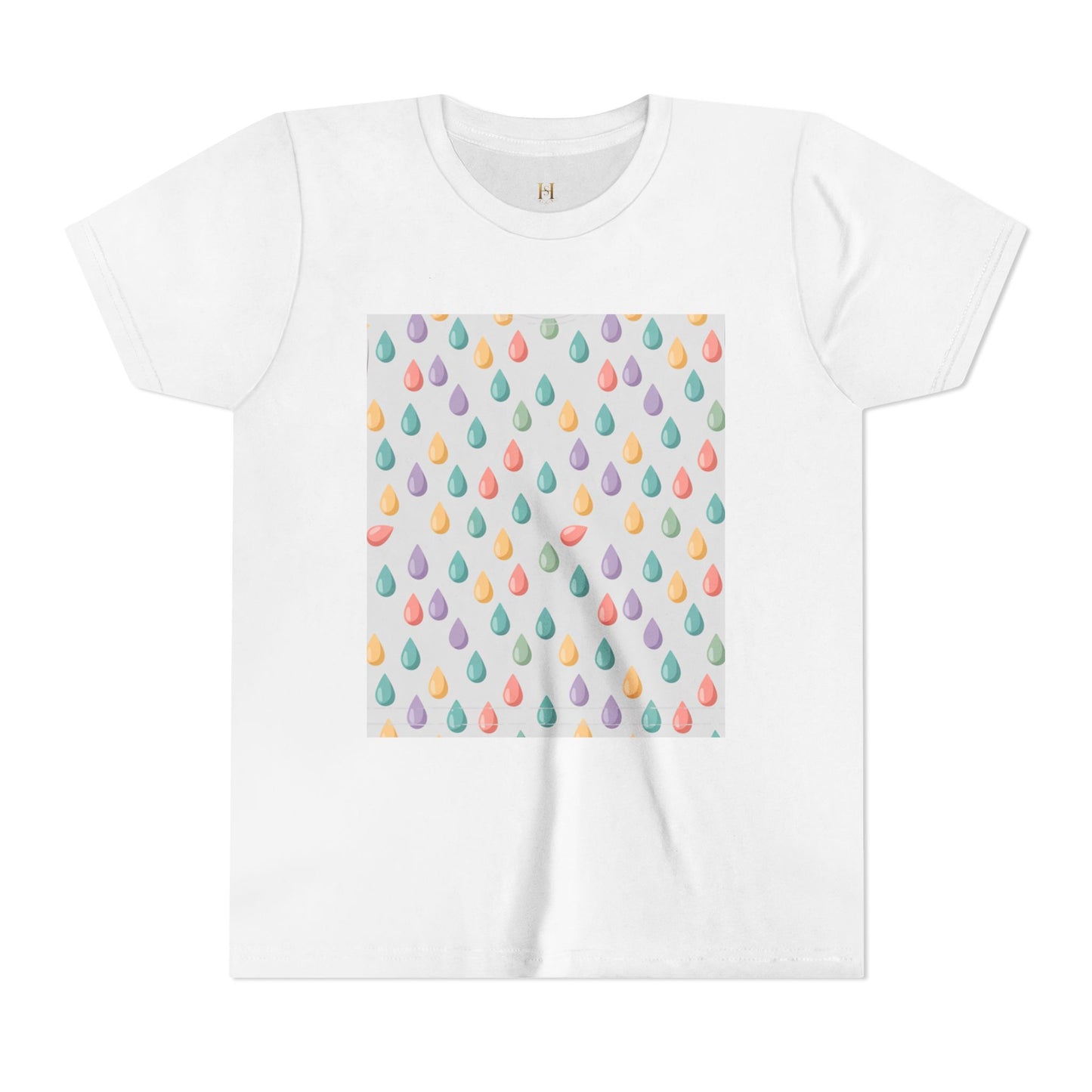 Colorful Water Droplet Youth Tee