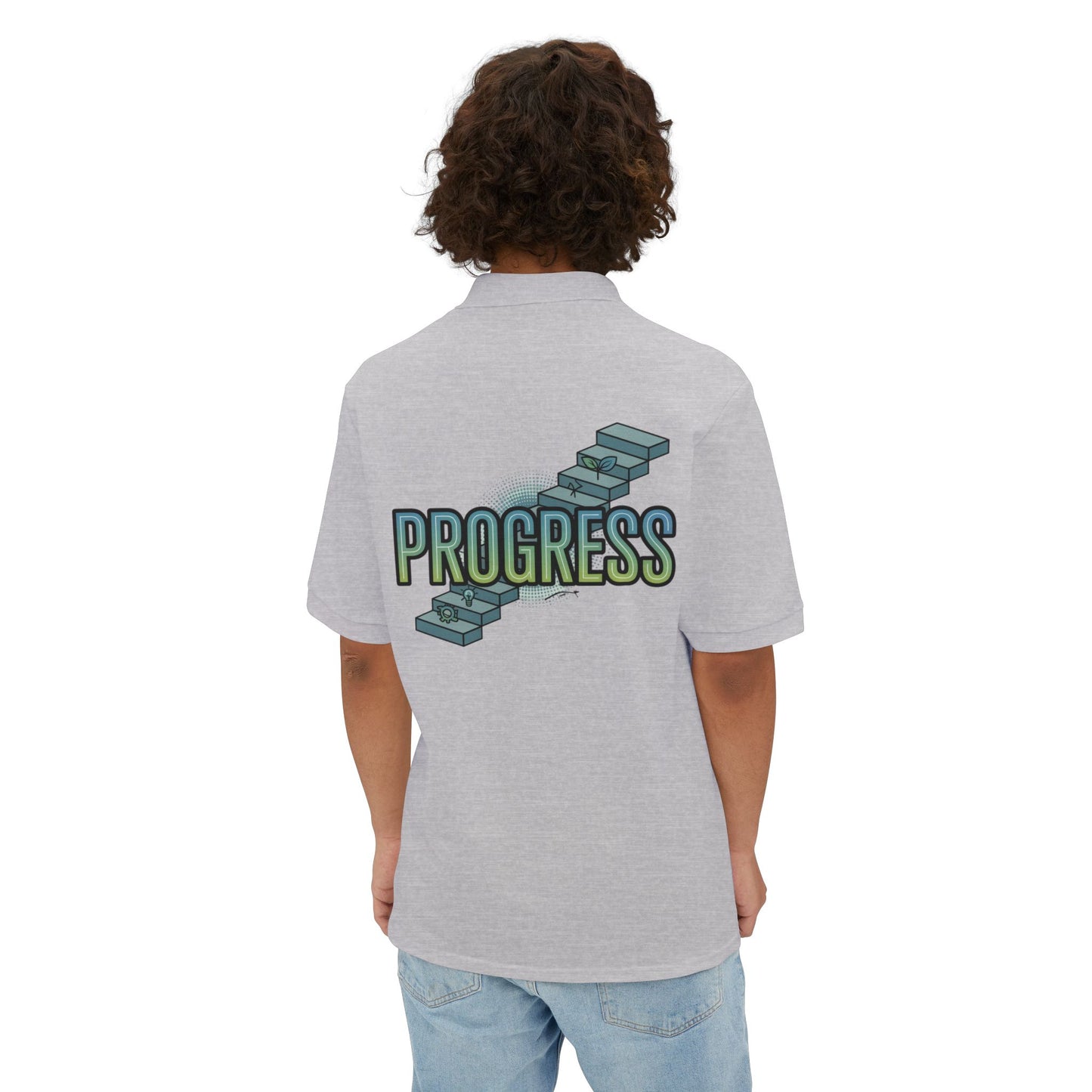 Men's Piqué Polo Shirt - Progress Theme Casual Wear