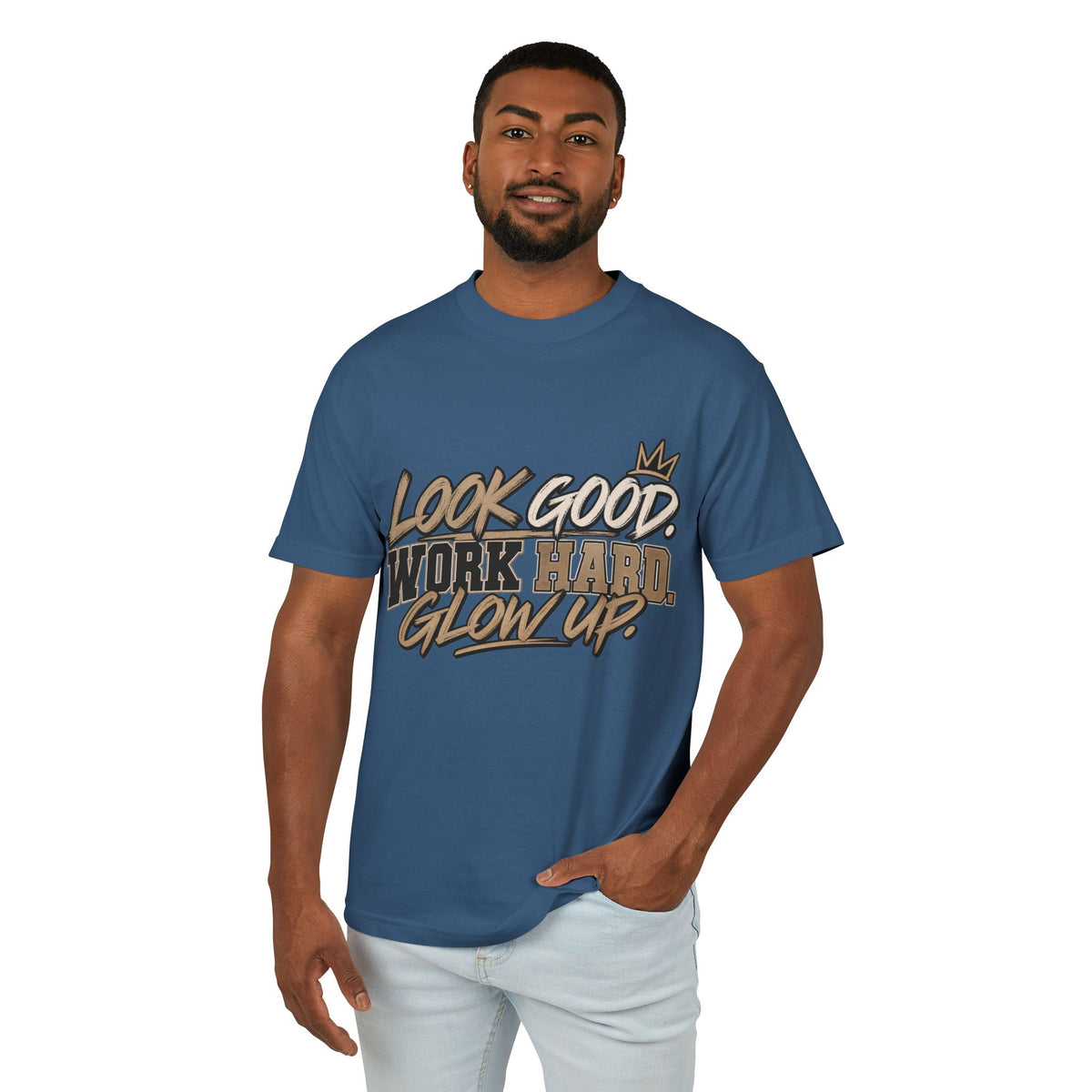 Look Good Work Hard Glow Up Tee