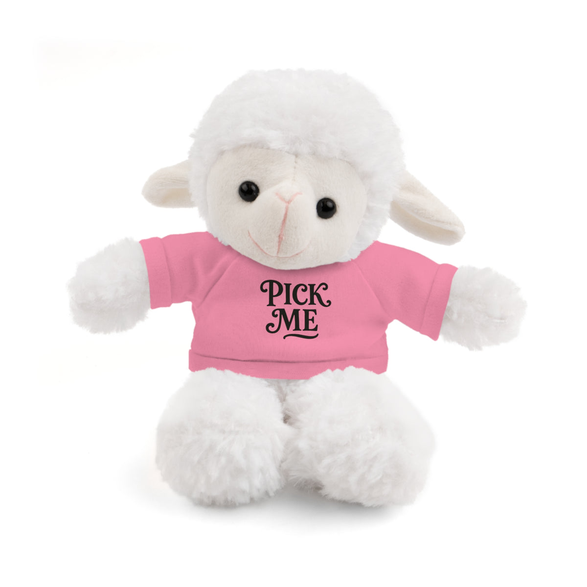 Pick Me Plush Bear with Tee — Cute Stuffed Animal Gift