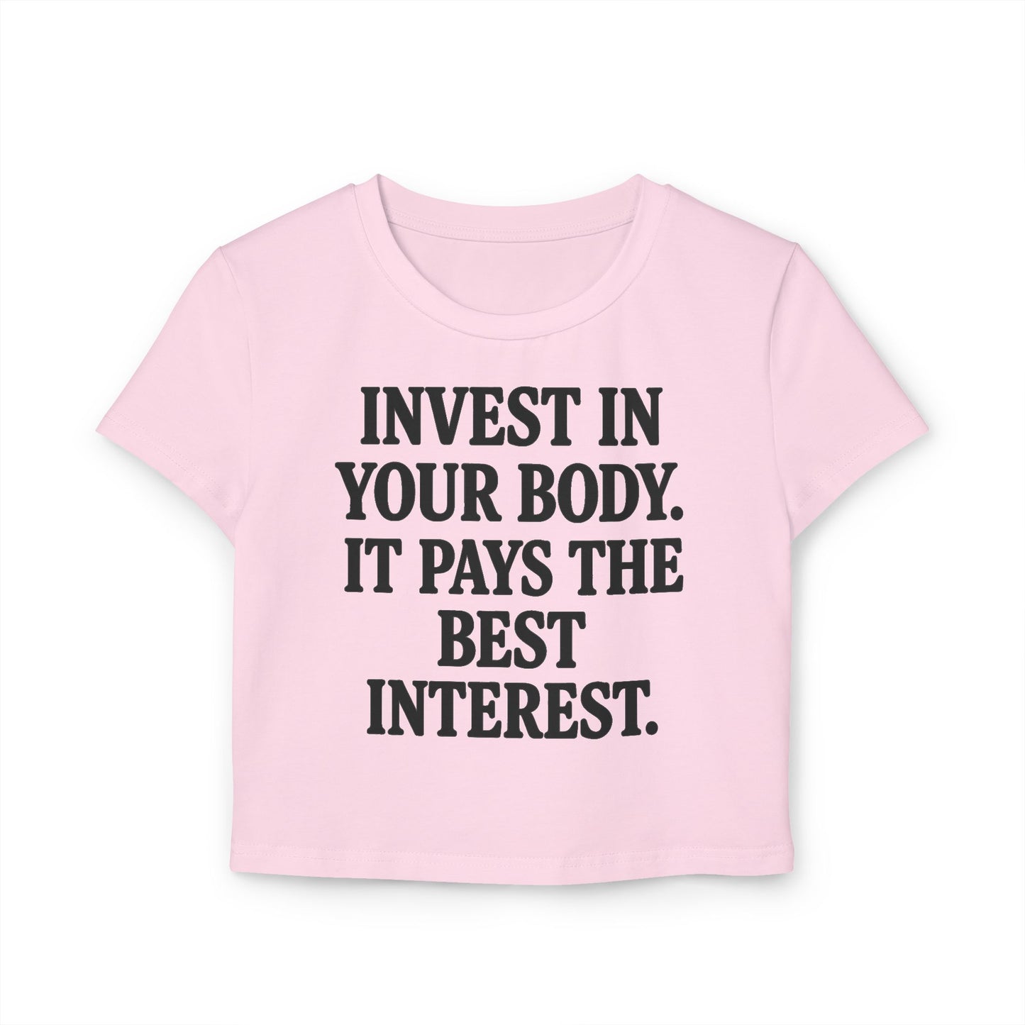 Invest in Your Body Crop Tee